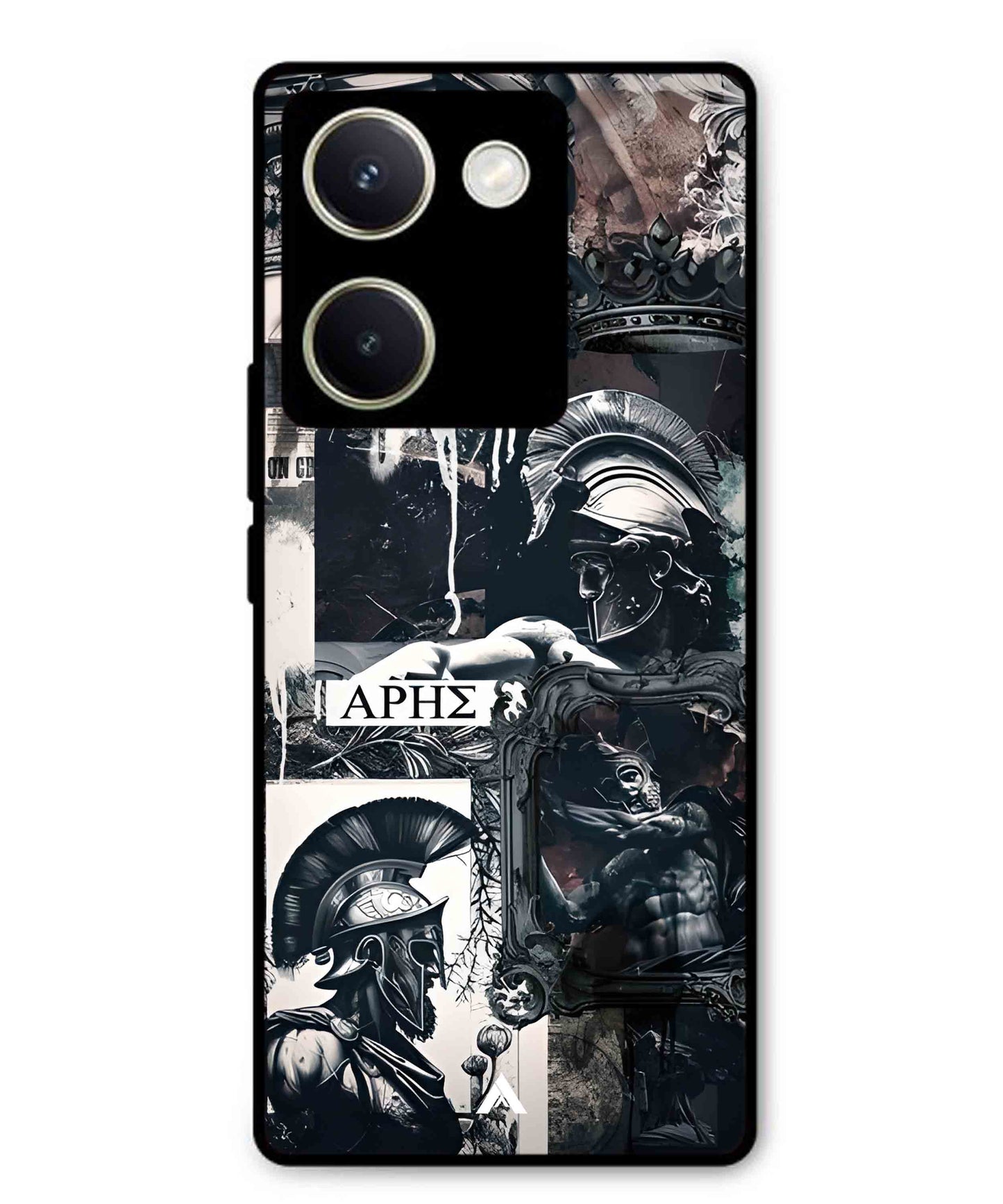 Greek Mindset Metal Back Cover Phone Case for Vivo Y200 Pro