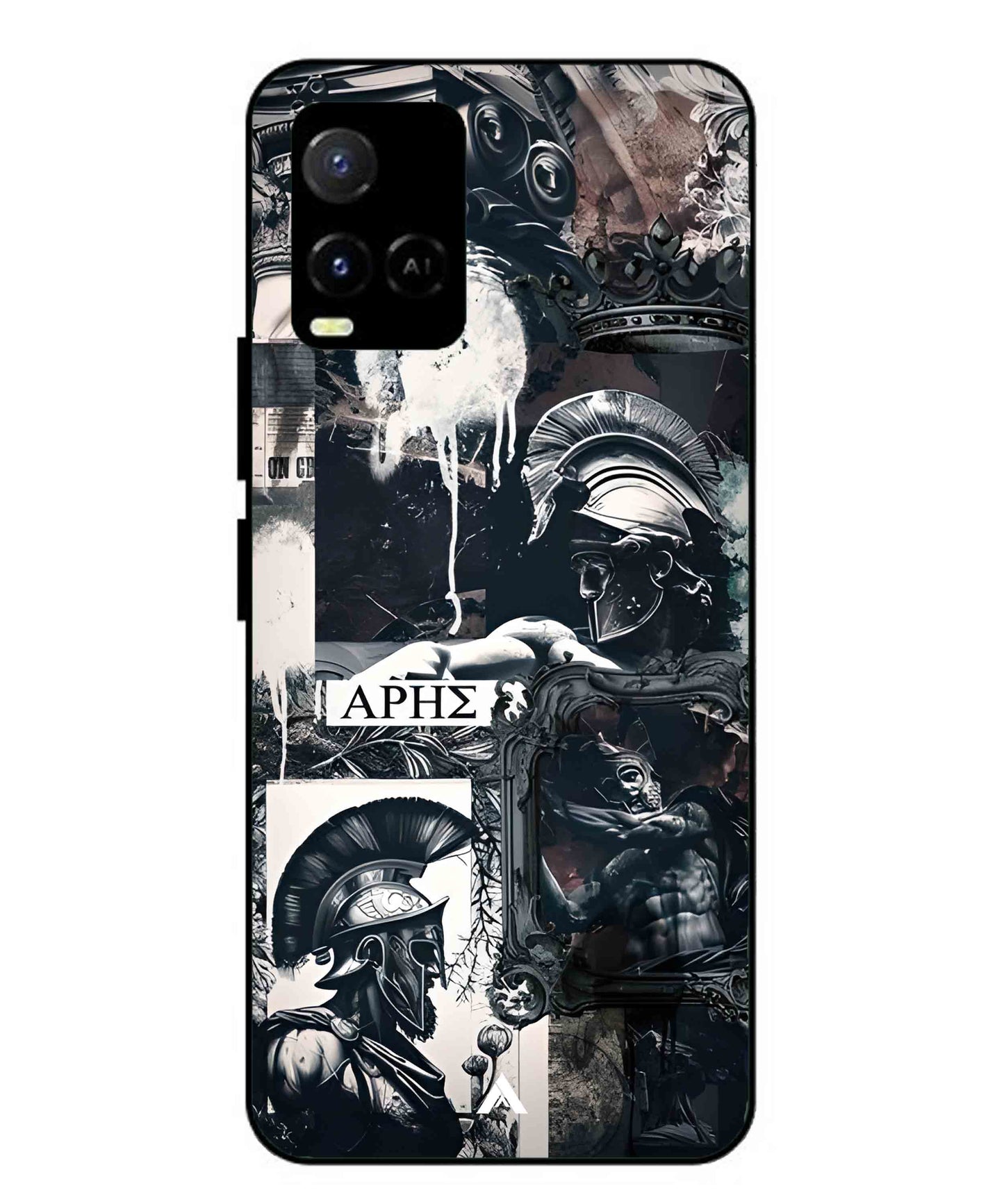 Greek Mindset Metal Back Cover Phone Case for Vivo Y21