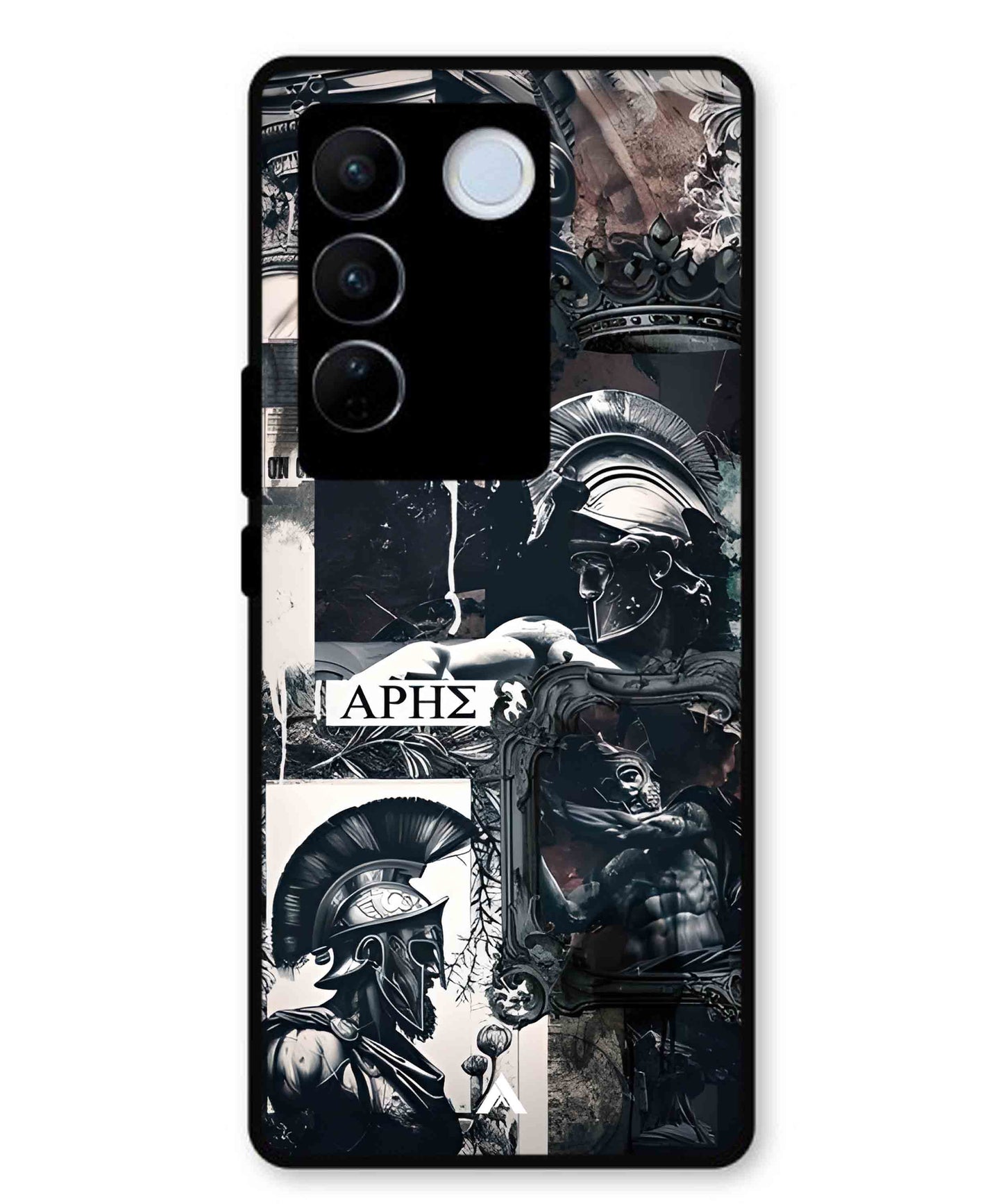 Greek Mindset Metal Back Cover Phone Case for Vivo v27e