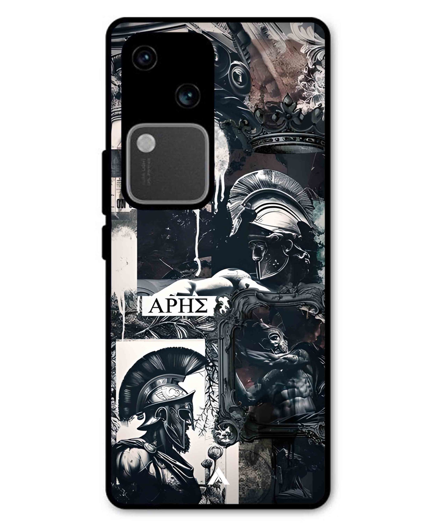 Greek Mindset Metal Back Cover Phone Case for Vivo v30