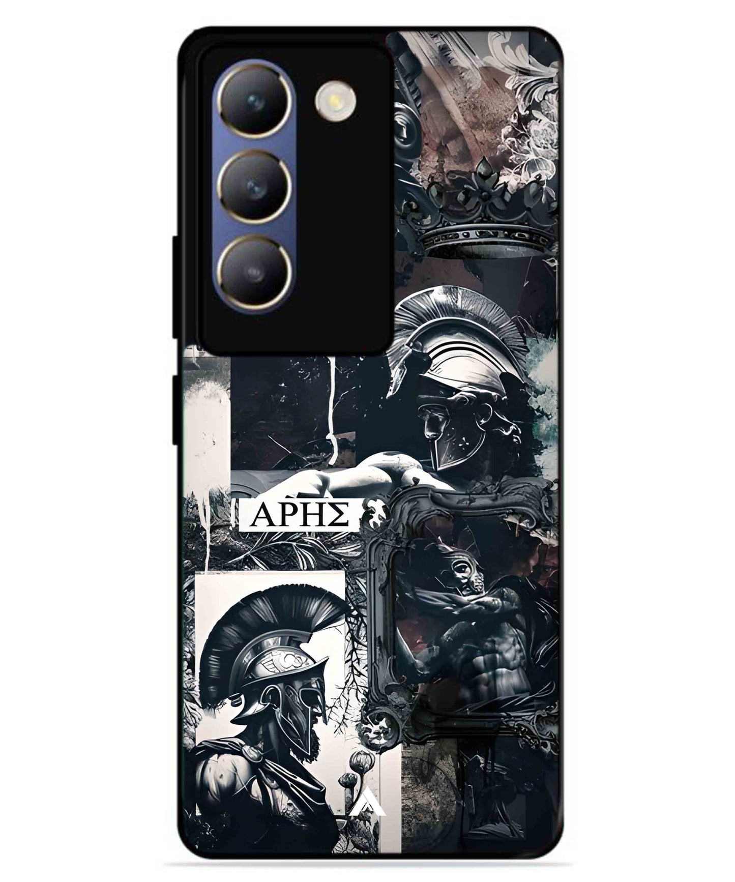 Greek Mindset Metal Back Cover Phone Case for Vivo v30 Lite