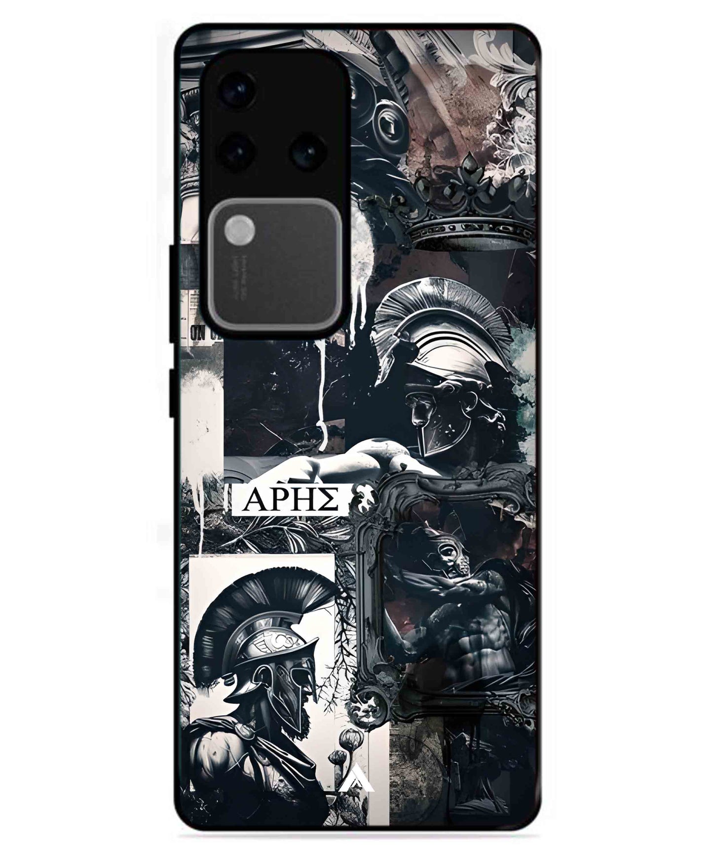 Greek Mindset Metal Back Cover Phone Case for Vivo v30 Pro