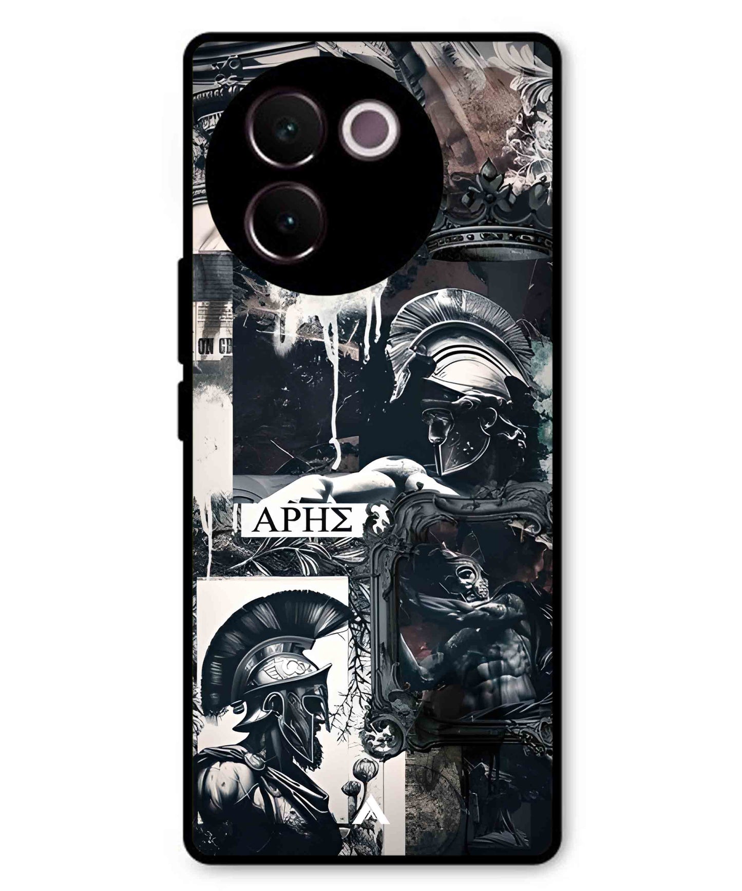 Greek Mindset Metal Back Cover Phone Case for Vivo v30e