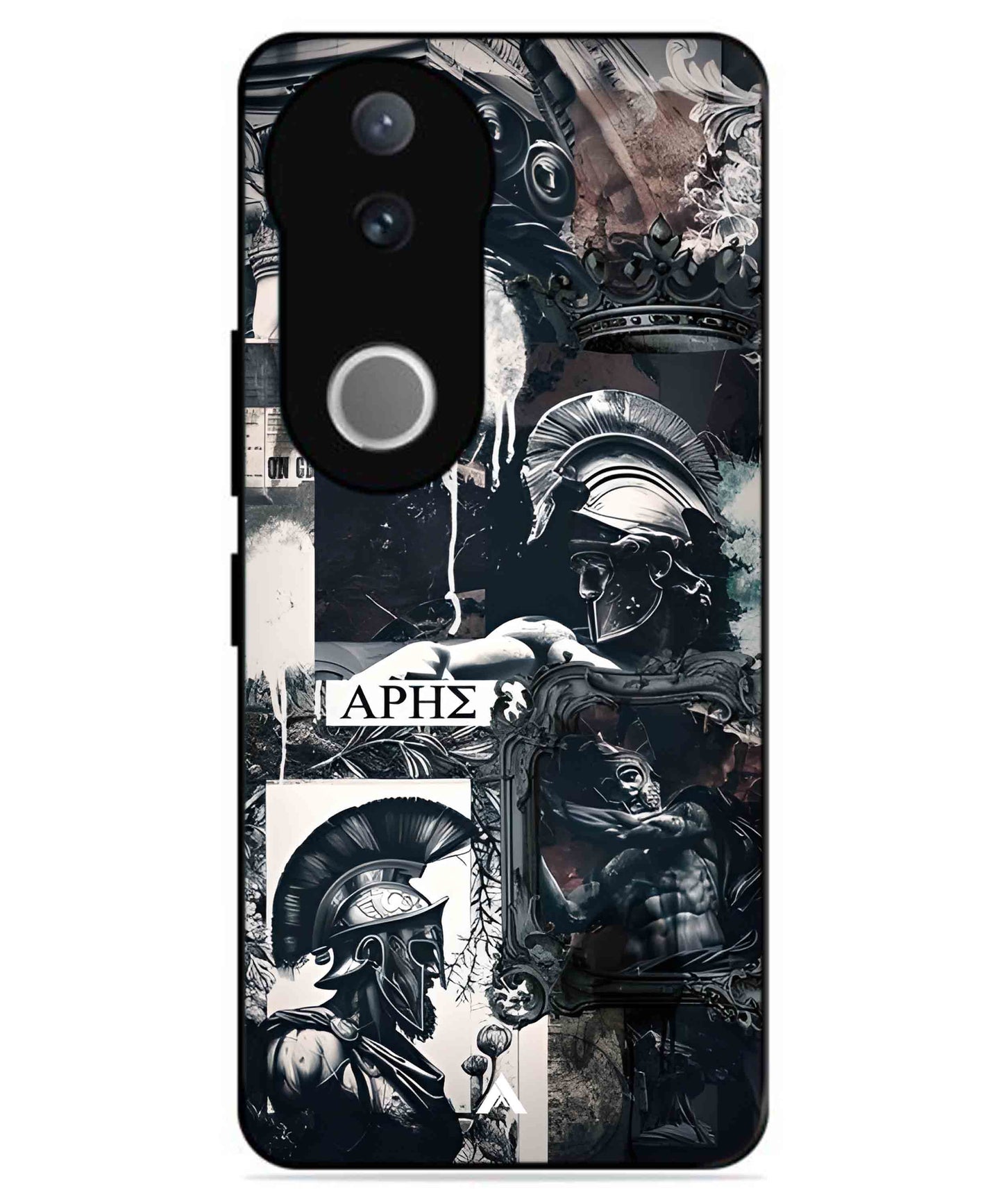 Greek Mindset Metal Back Cover Phone Case for Vivo v50