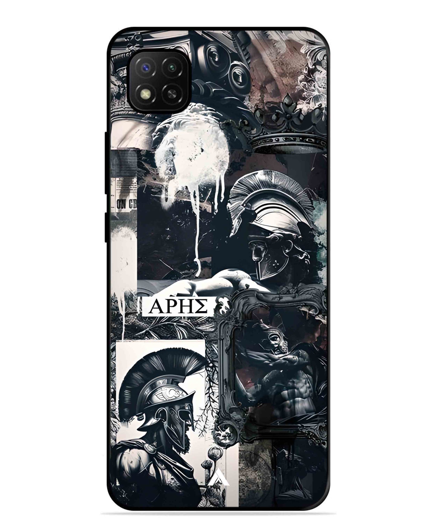 Greek Mindset Metal Back Cover Phone Case for Xiaomi Redmi 9C