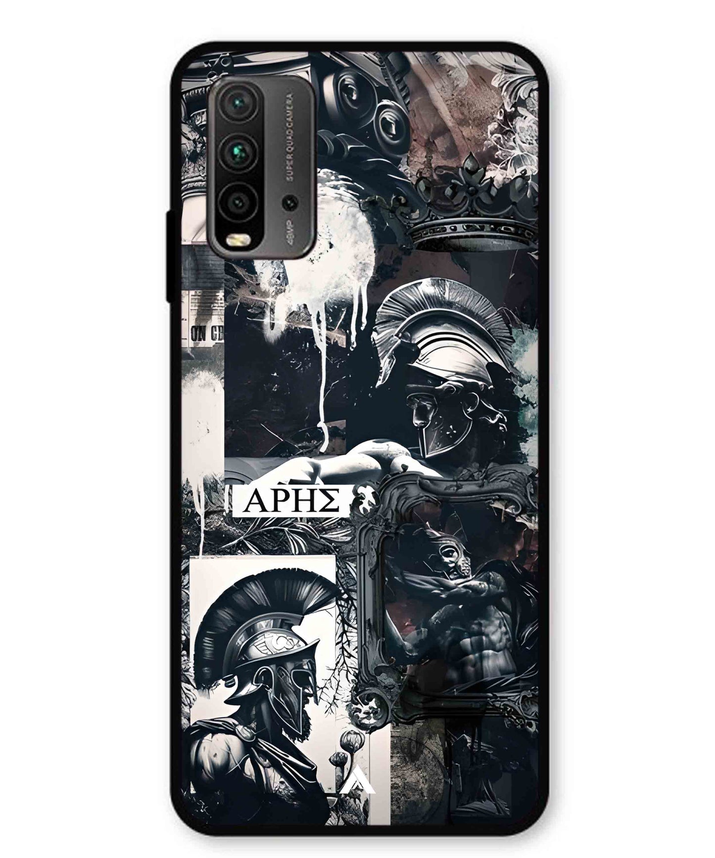 Greek Mindset Metal Back Cover Phone Case for Xiaomi Redmi 9 Power