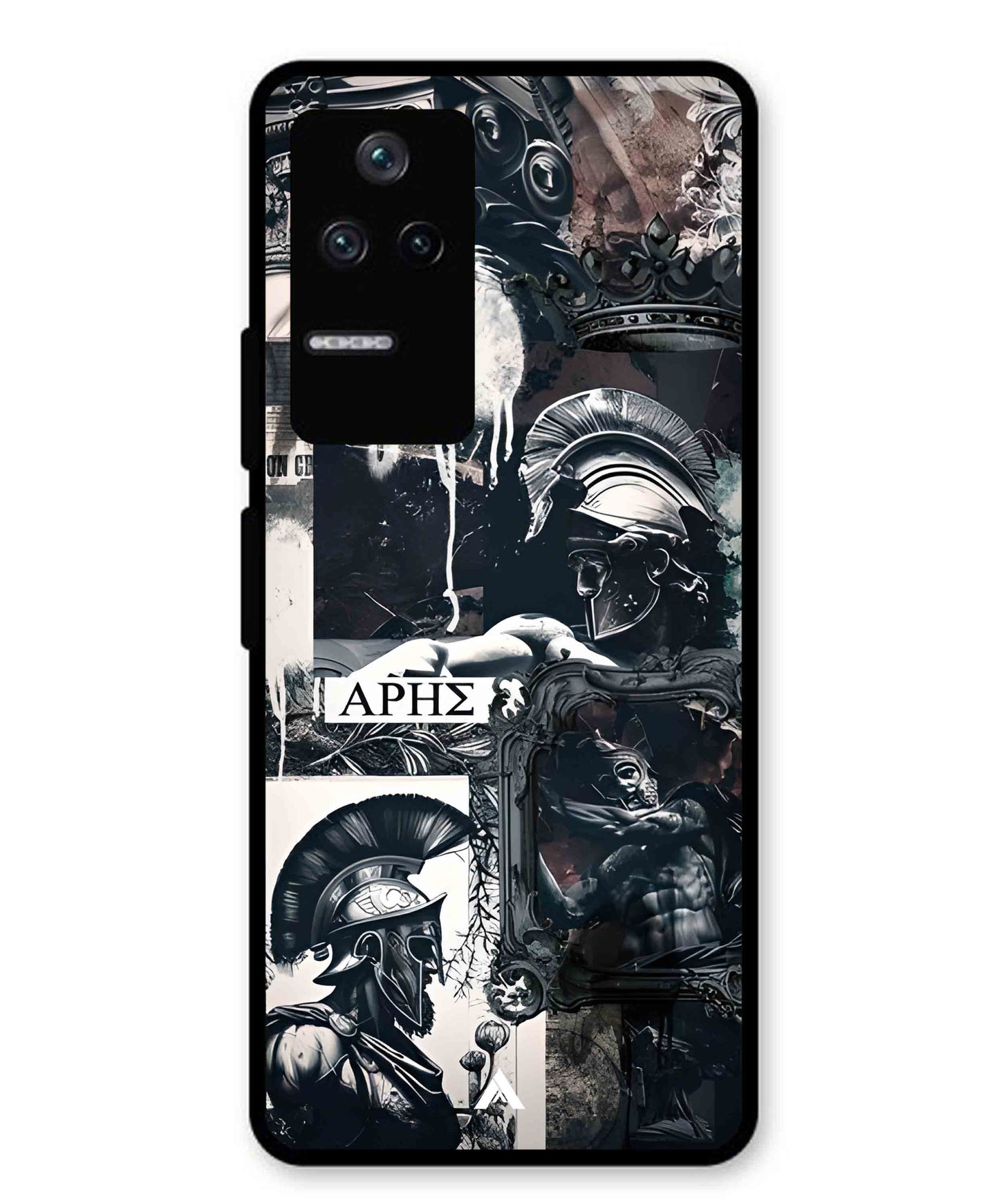 Greek Mindset Metal Back Cover Phone Case for Xiaomi Redmi K40s