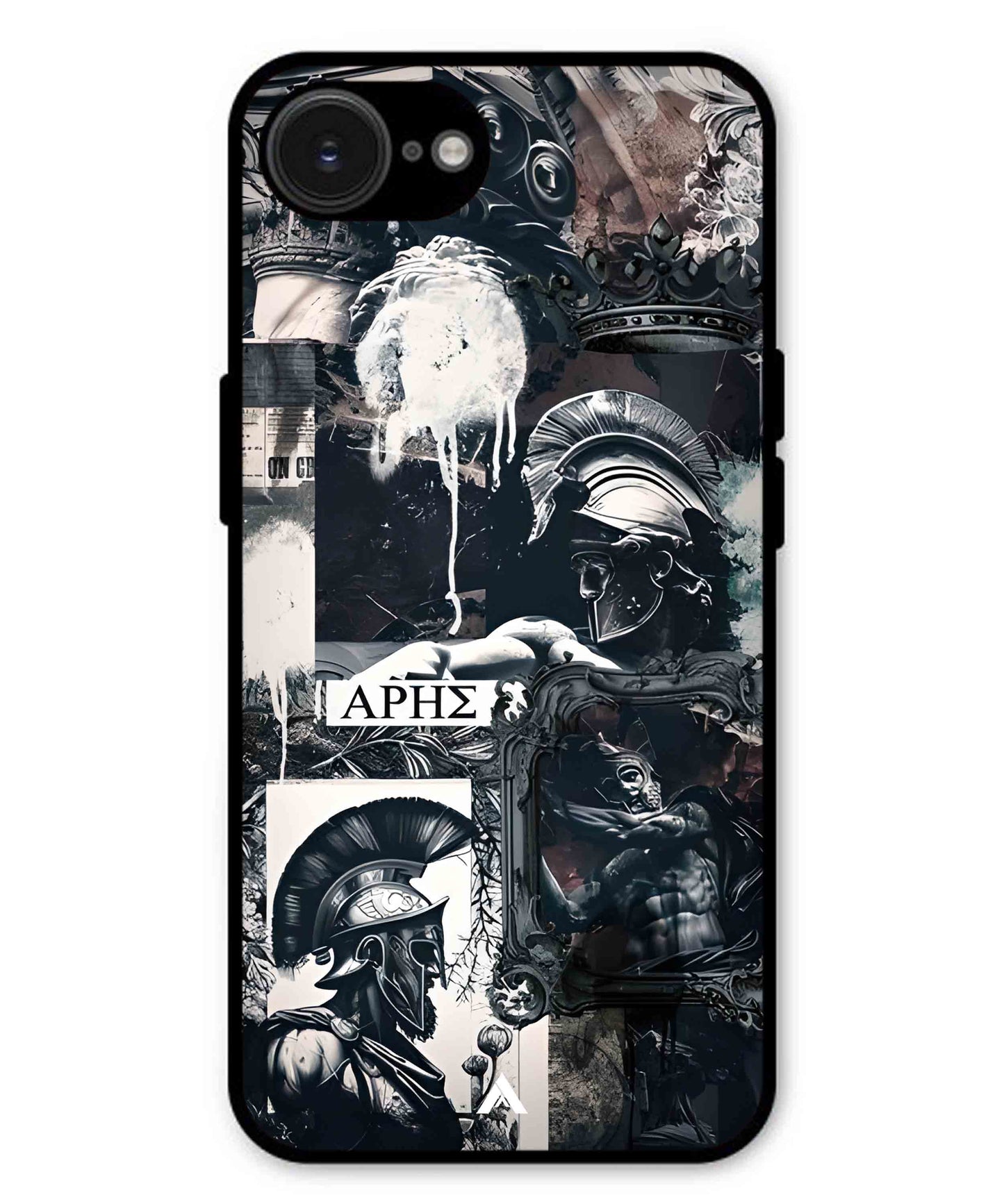 Greek Mindset Metal Back Cover Phone Case for iPhone 16e