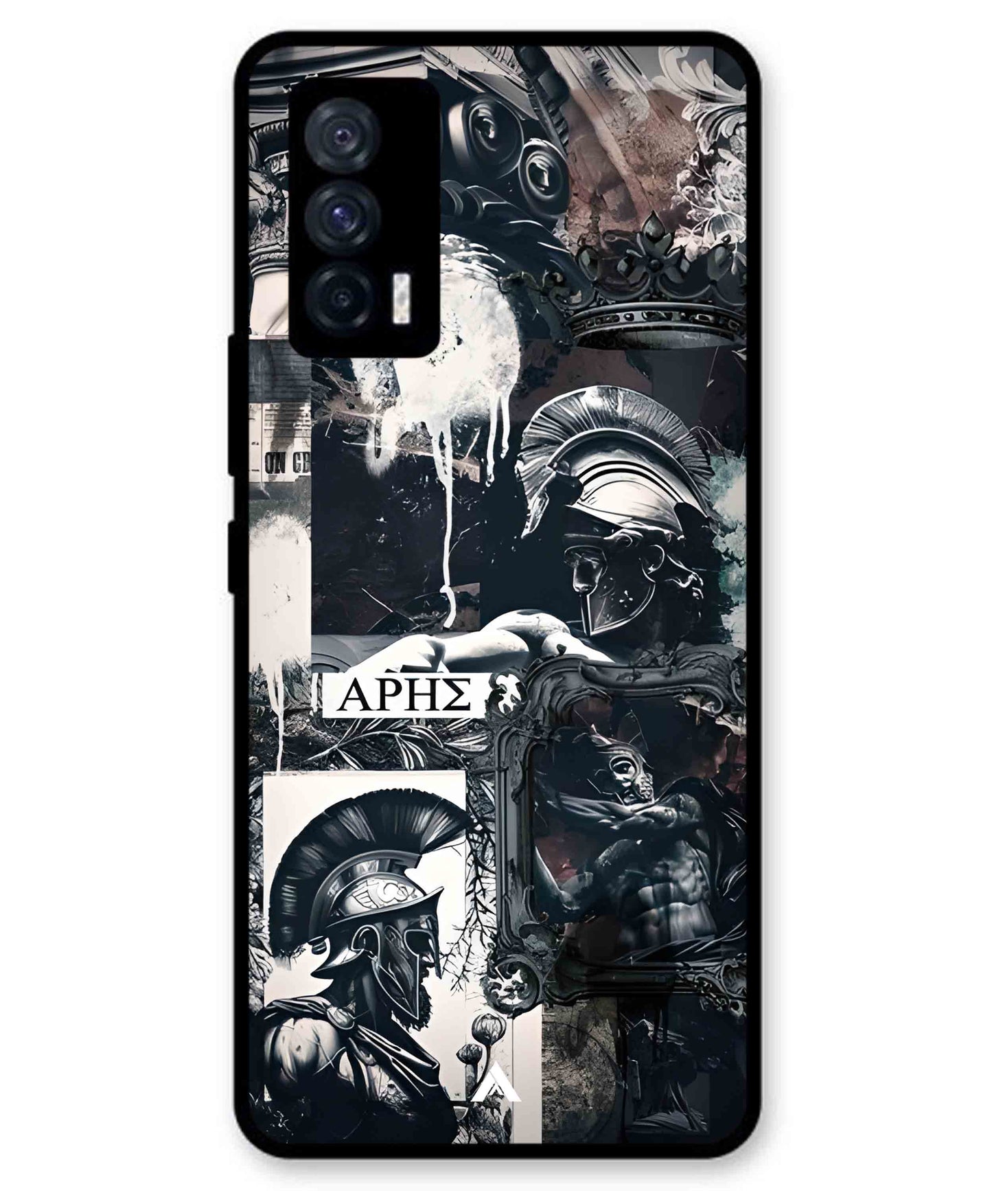Greek Mindset Metal Back Cover Phone Case for iQOO Neo 5