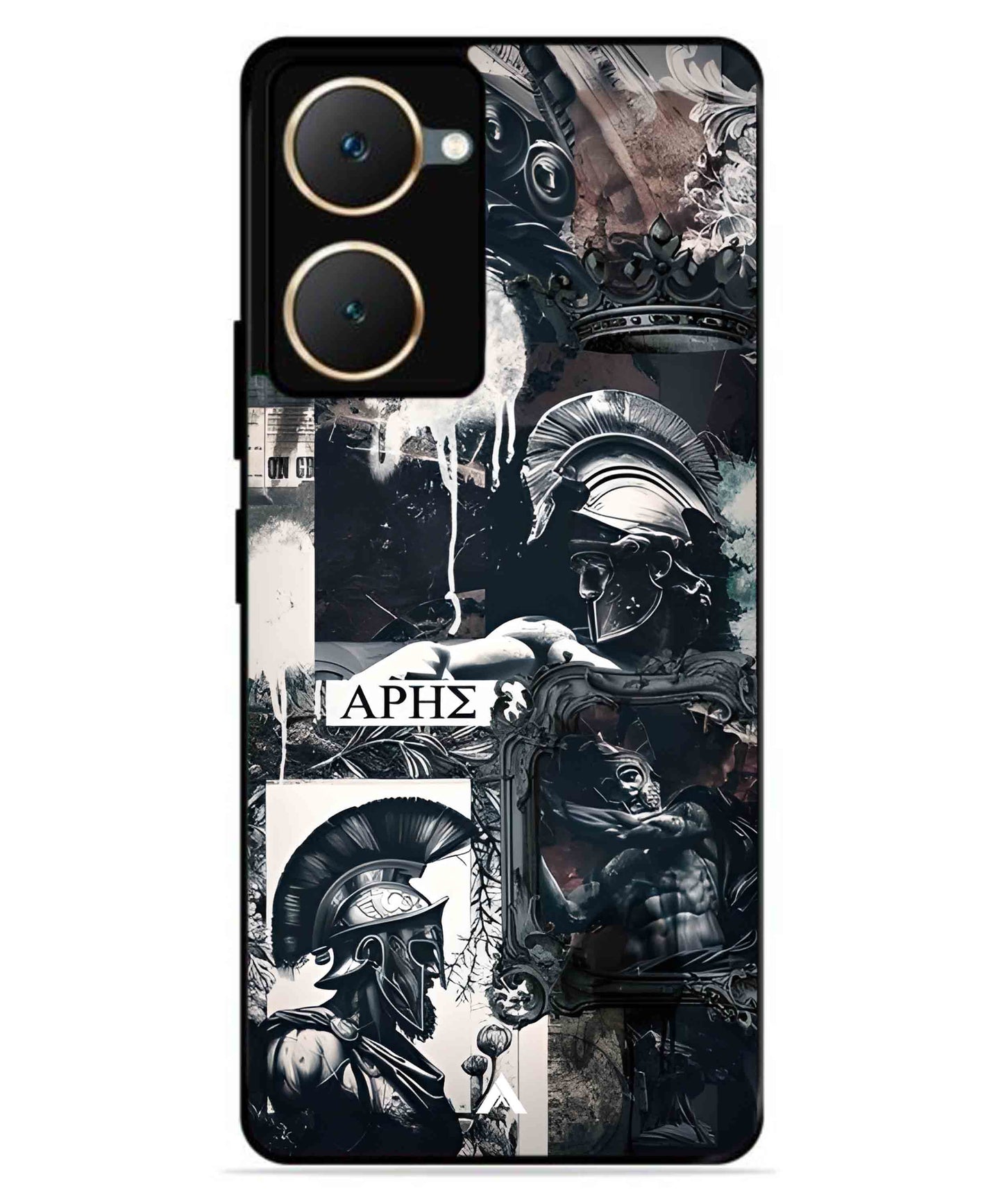 Greek Mindset Metal Back Cover Phone Case for iQOO Z9 Lite