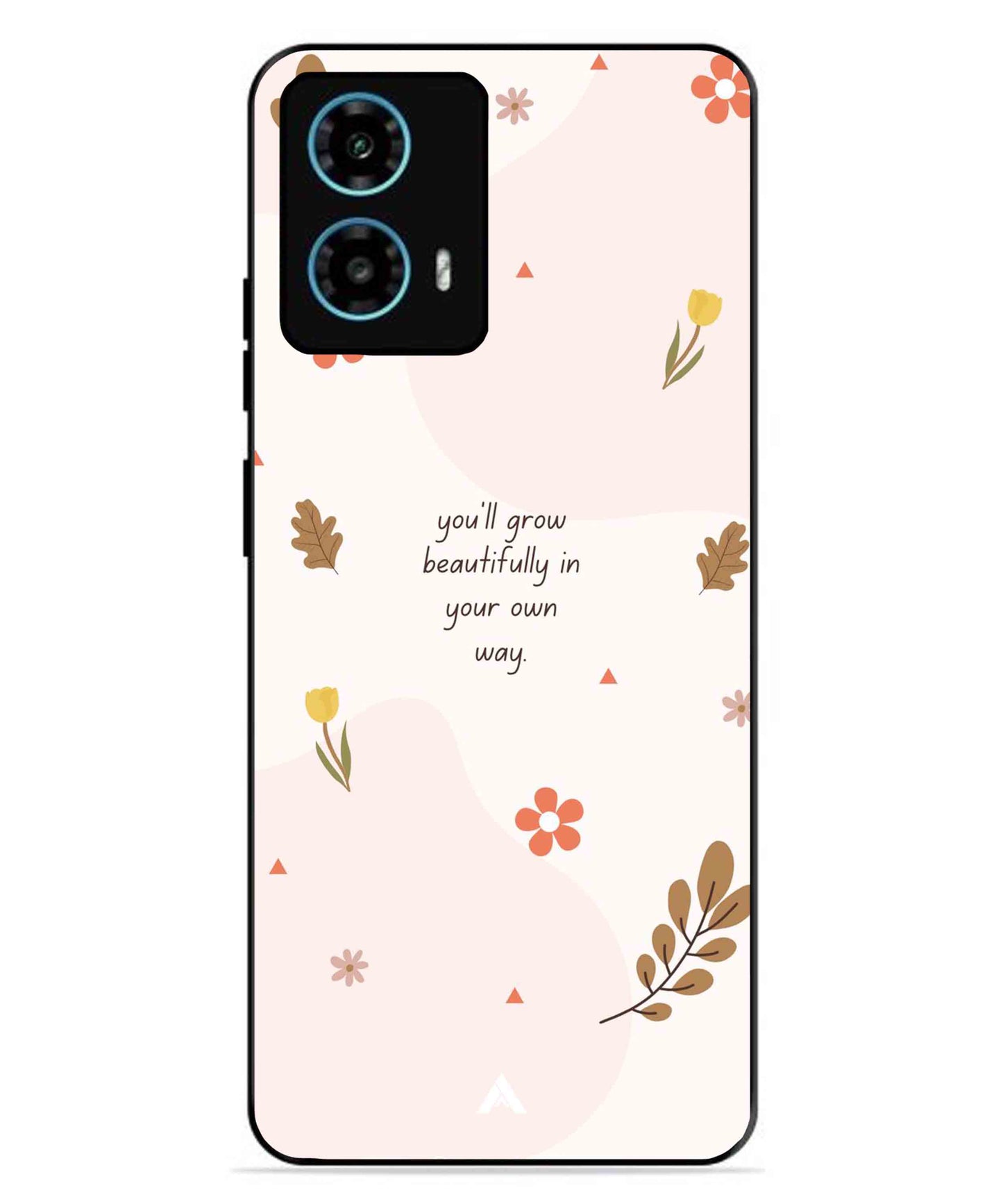 Her Own Way Metal Back Cover Phone Case for Moto G34