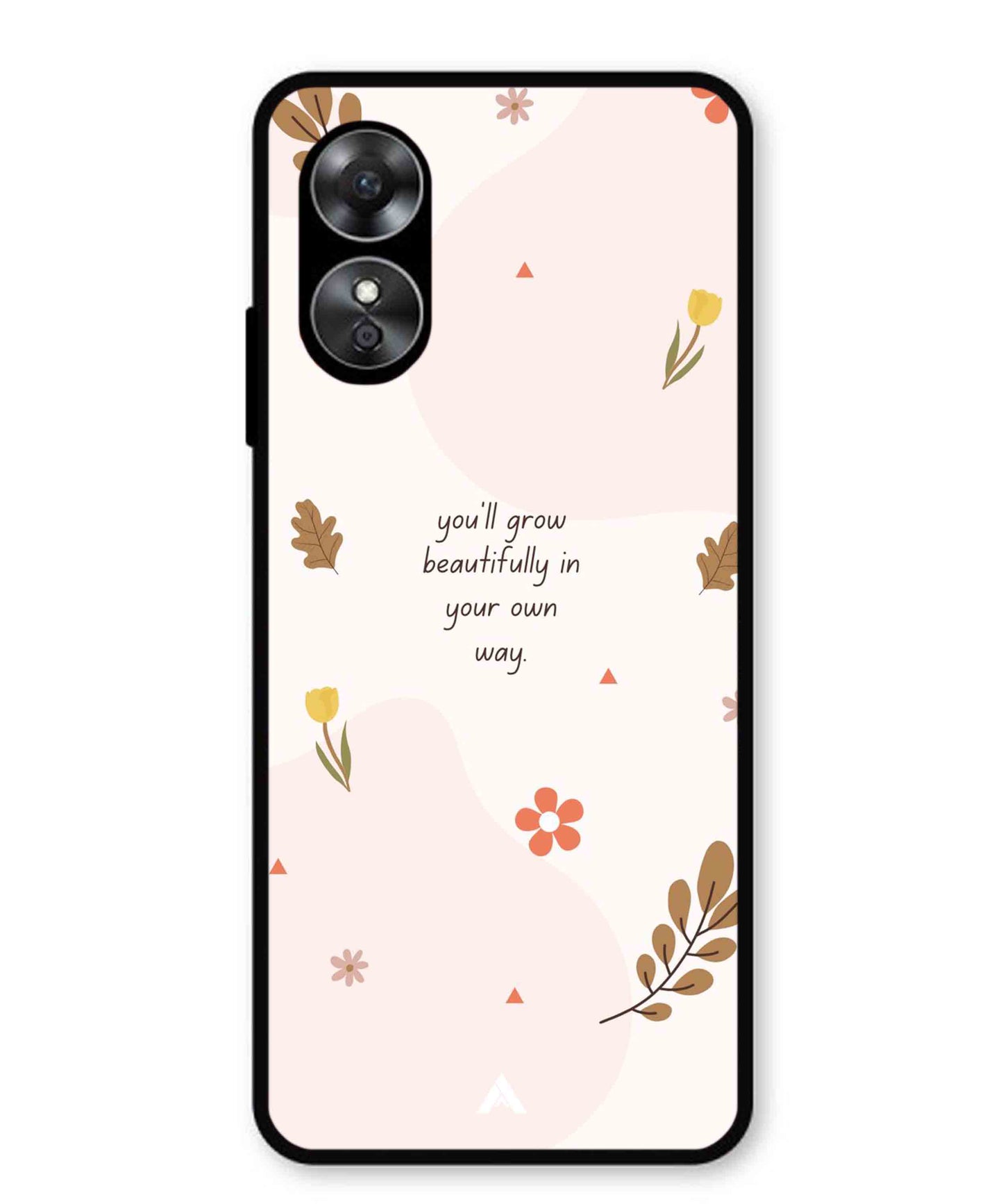 Her Own Way Metal Back Cover Phone Case for Oppo A17