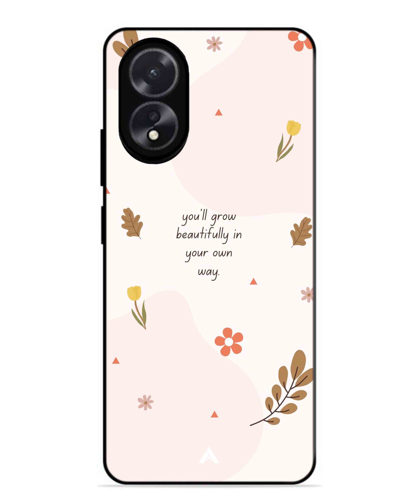 Her Own Way Metal Back Cover Phone Case for Oppo A18