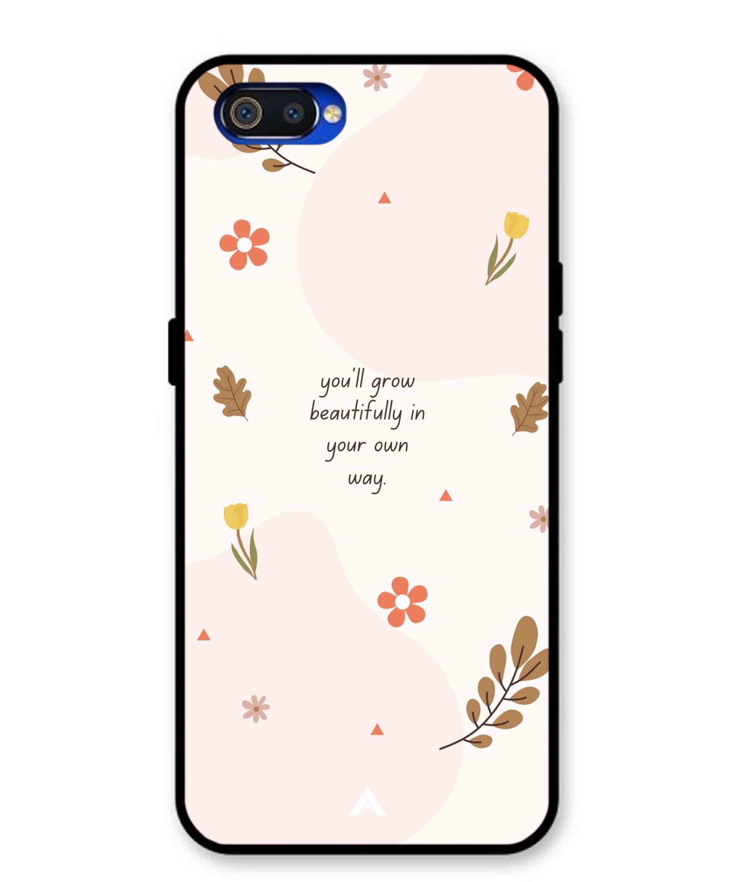 Her Own Way Metal Back Cover Phone Case for Oppo A1K