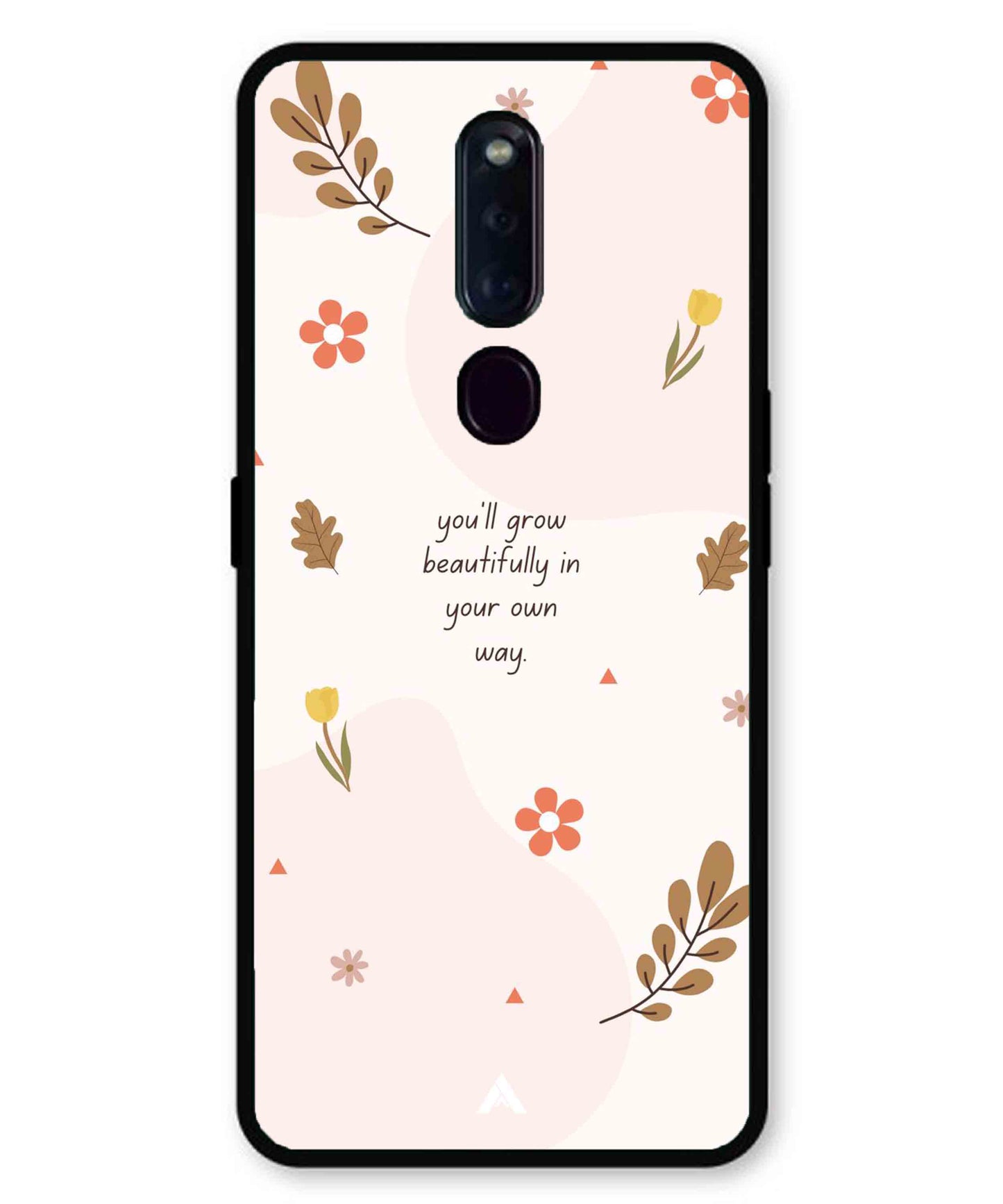 Her Own Way Metal Back Cover Phone Case for Oppo F11 Pro