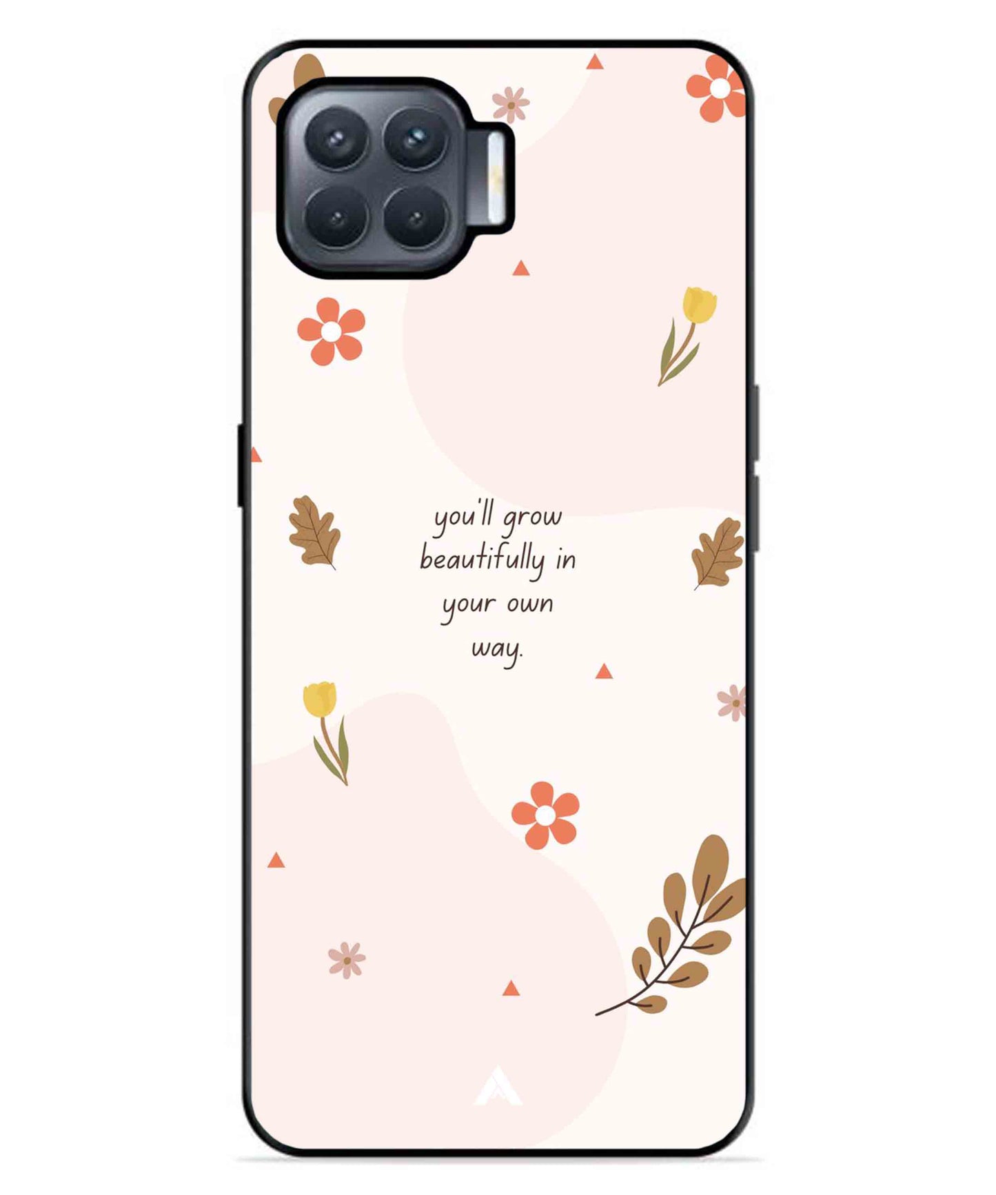 Her Own Way Metal Back Cover Phone Case for Oppo F17 Pro