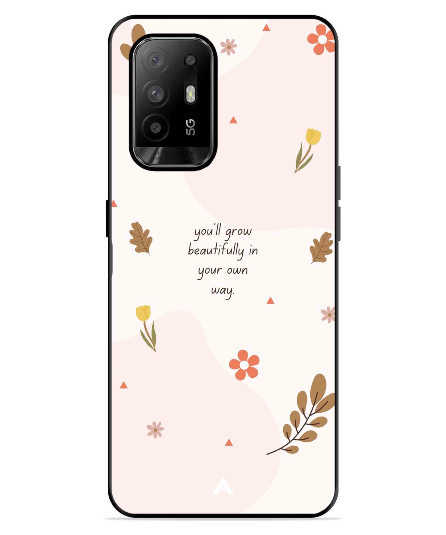 Her Own Way Metal Back Cover Phone Case for Oppo F19 Pro Plus