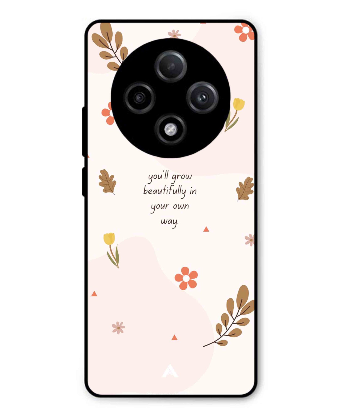 Her Own Way Metal Back Cover Phone Case for Oppo F27 Pro Plus