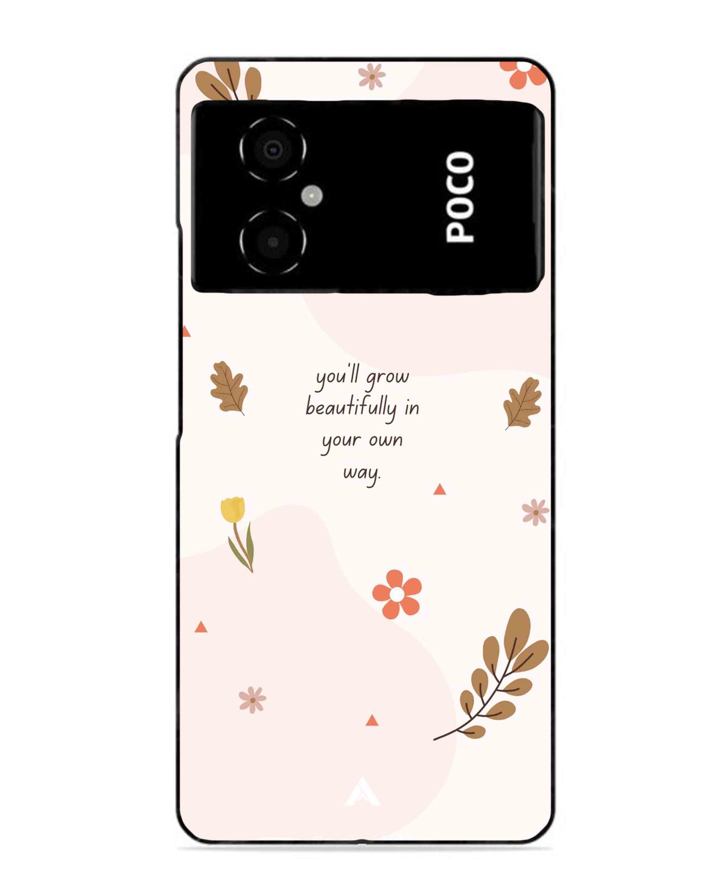 Her Own Way Metal Back Cover Phone Case for Poco M4 5G