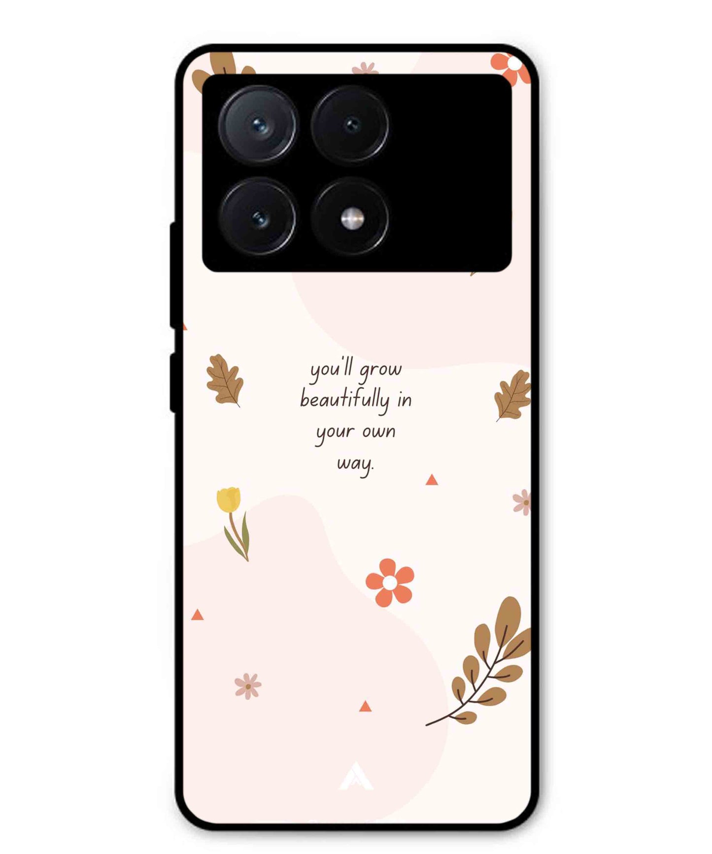 Her Own Way Metal Back Cover Phone Case for Poco X6 Pro