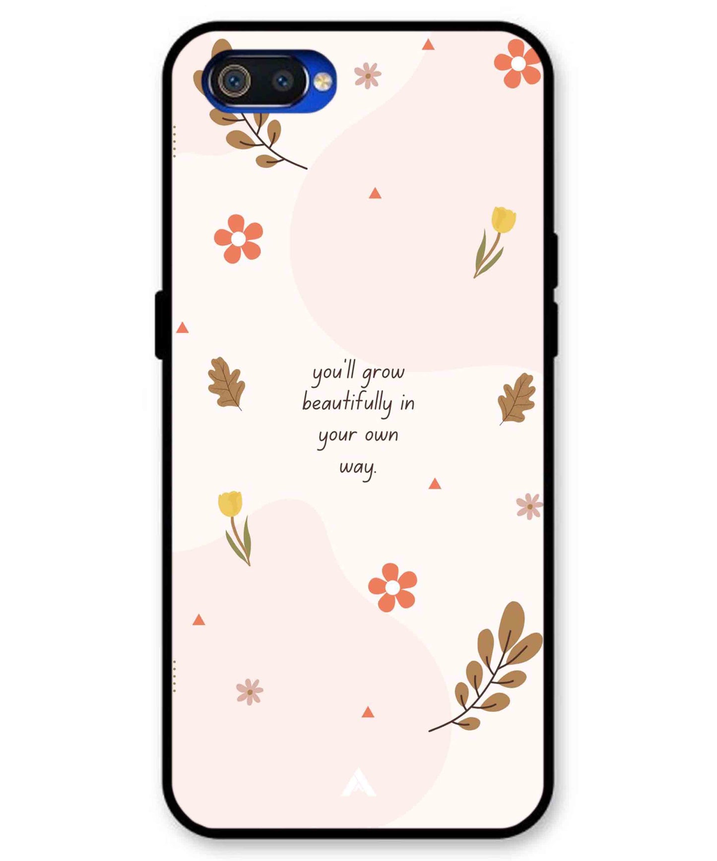 Her Own Way Metal Back Cover Phone Case for Realme C2