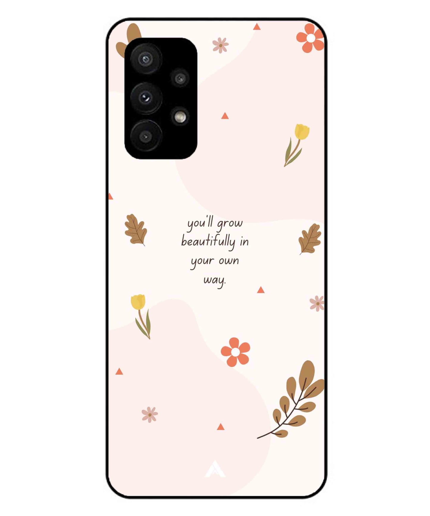 Her Own Way Metal Back Cover Phone Case for Samsung Galaxy A23 5G