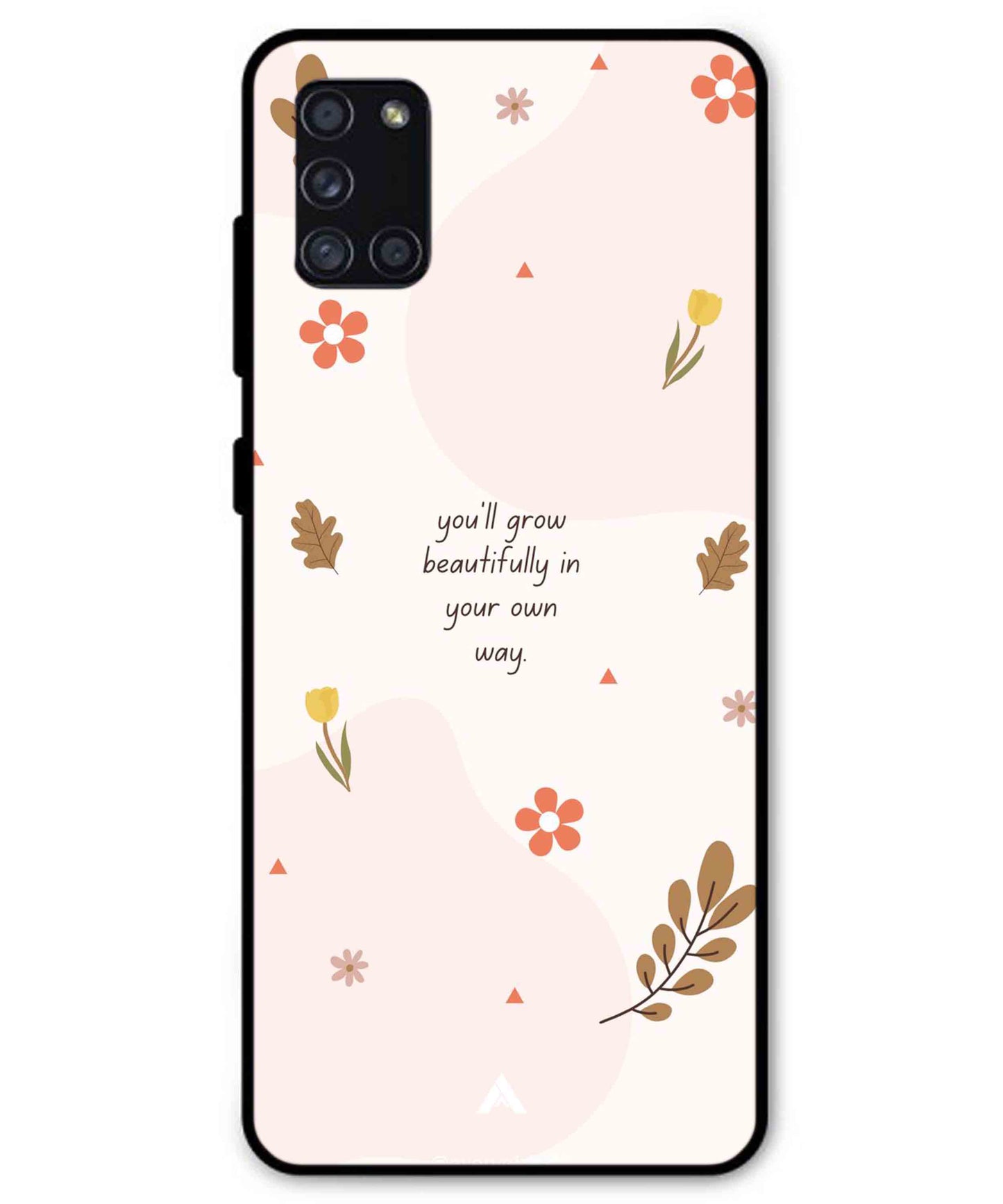 Her Own Way Metal Back Cover Phone Case for Samsung Galaxy A31