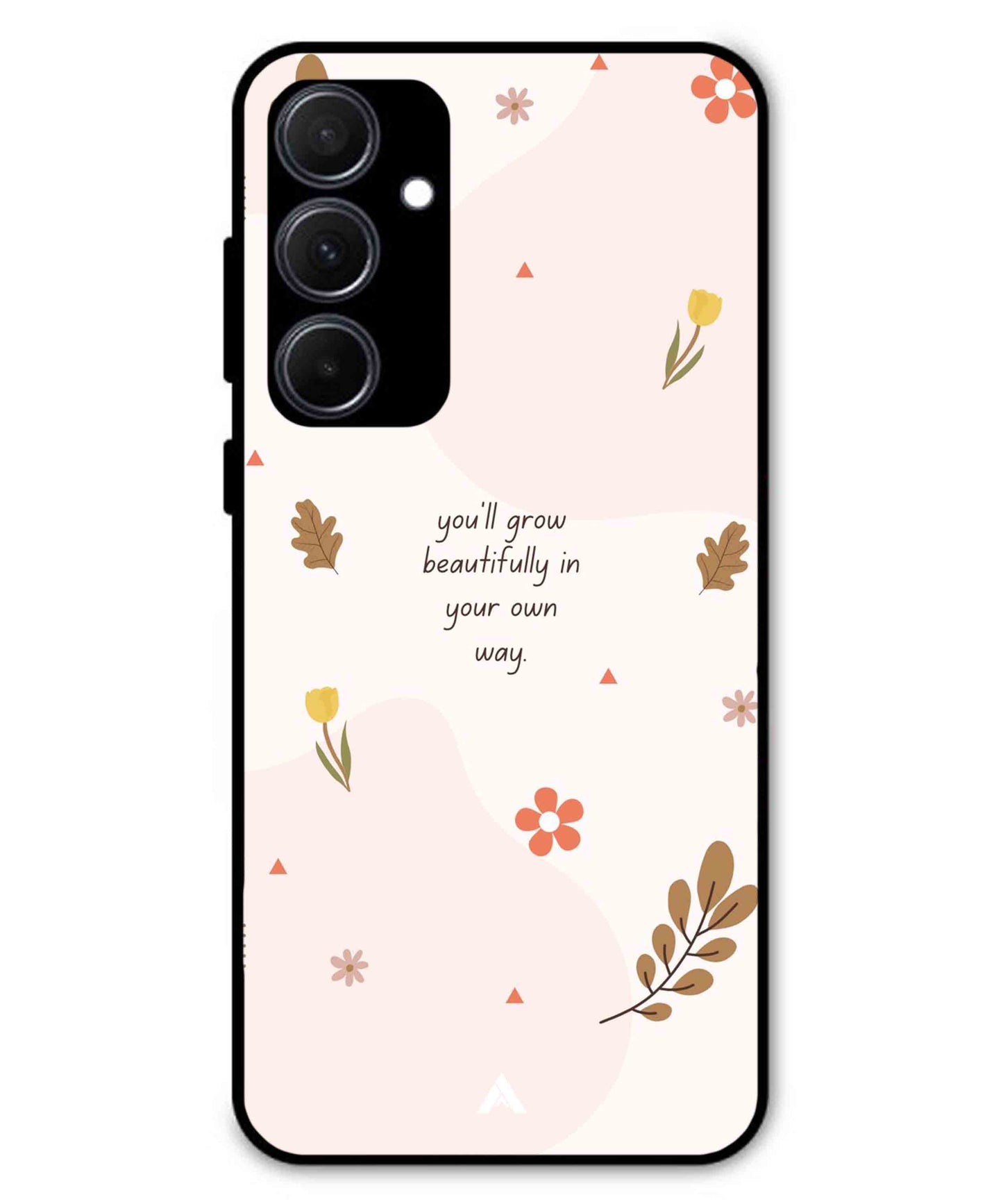 Her Own Way Metal Back Cover Phone Case for Samsung Galaxy A35