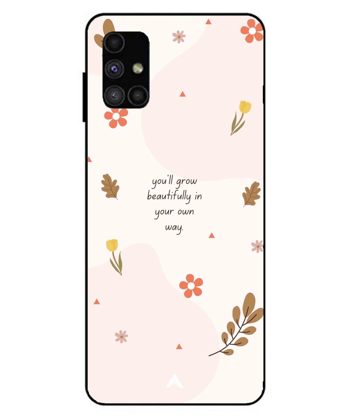 Her Own Way Metal Back Cover Phone Case for Samsung Galaxy M51