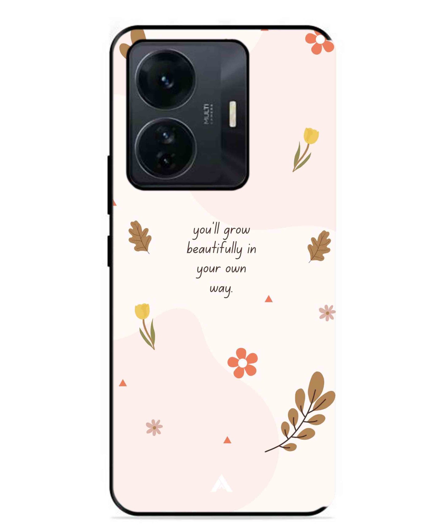 Her Own Way Metal Back Cover Phone Case for Vivo T1 Pro