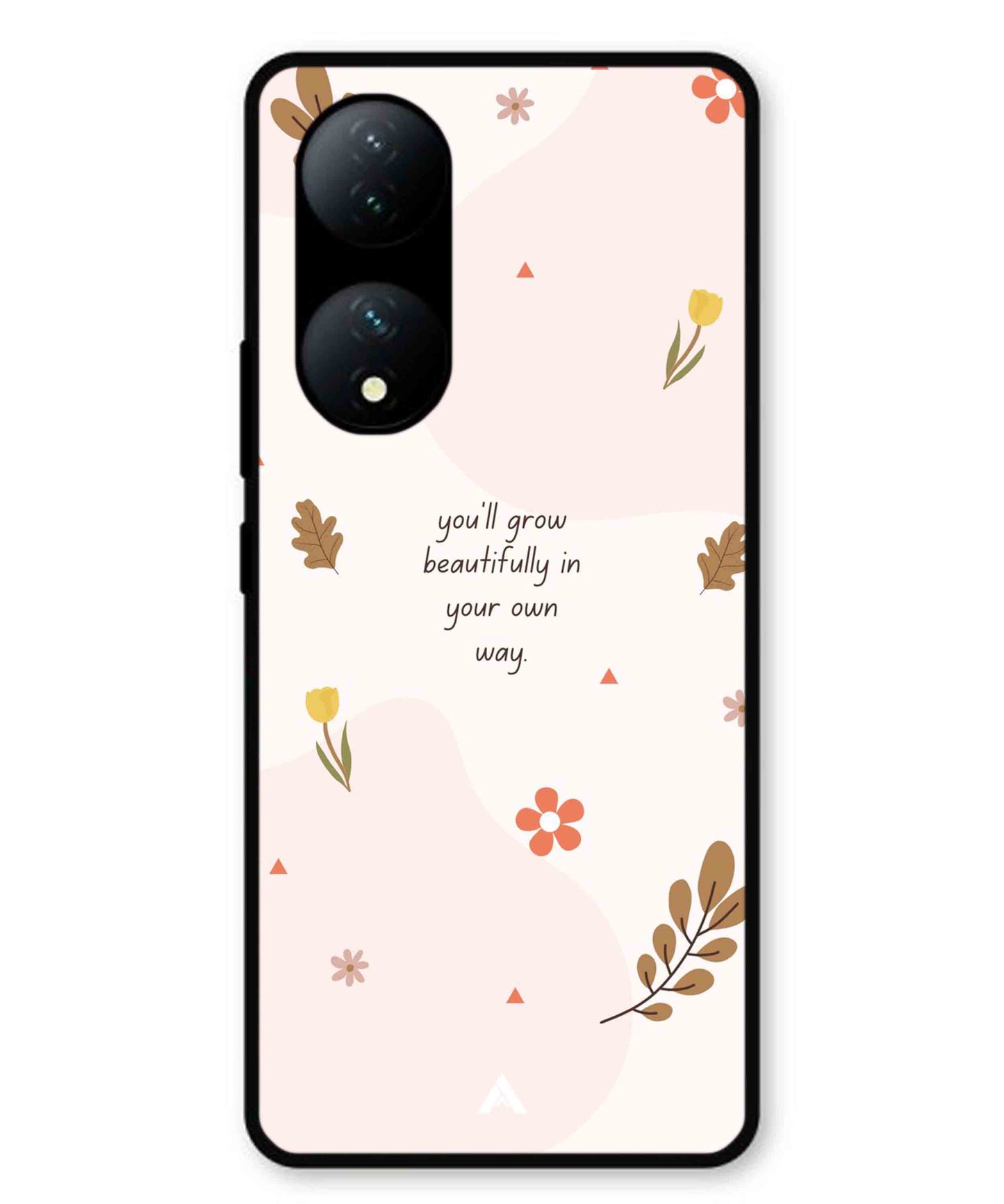 Her Own Way Metal Back Cover Phone Case for Vivo T2