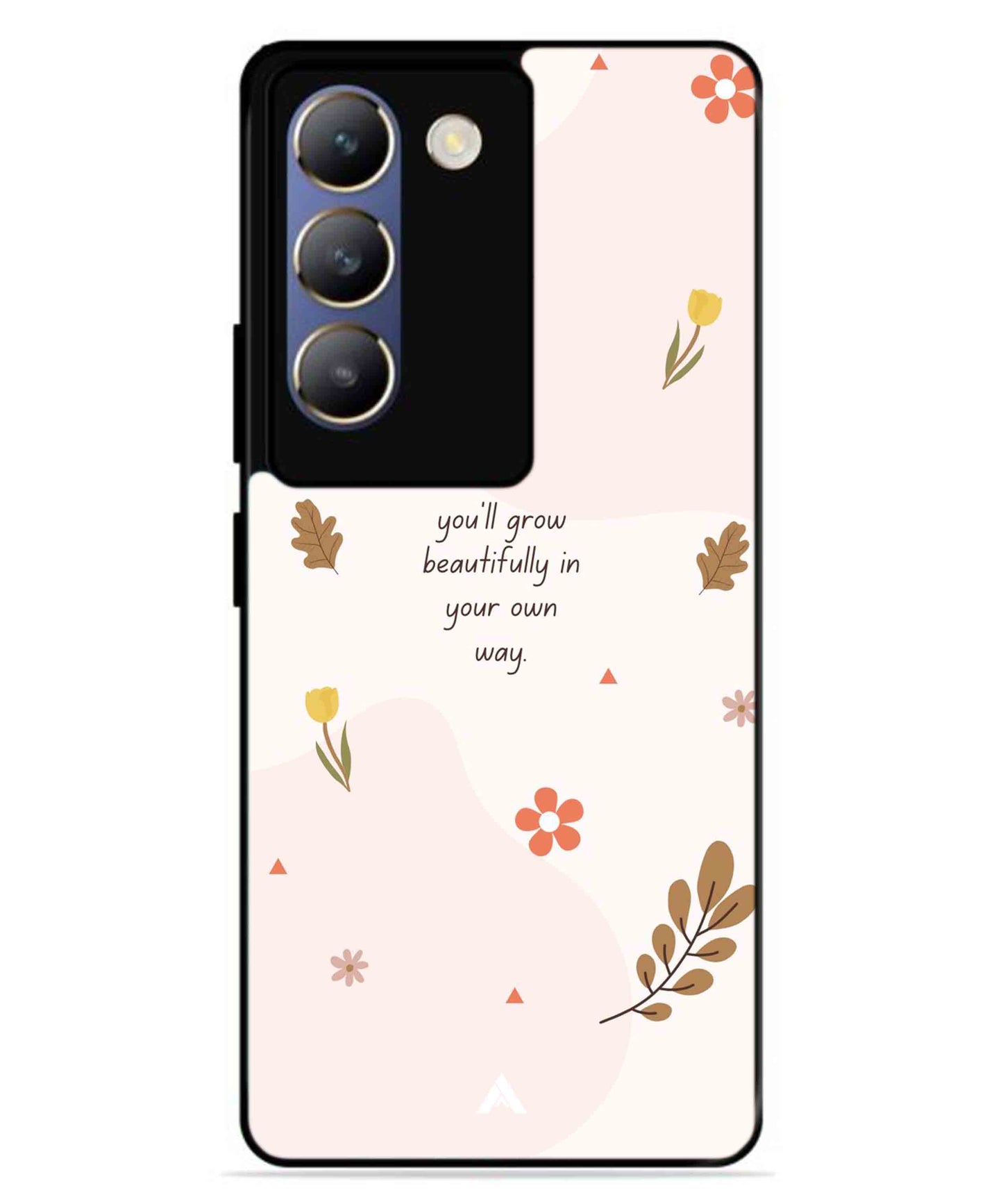 Her Own Way Metal Back Cover Phone Case for Vivo T3