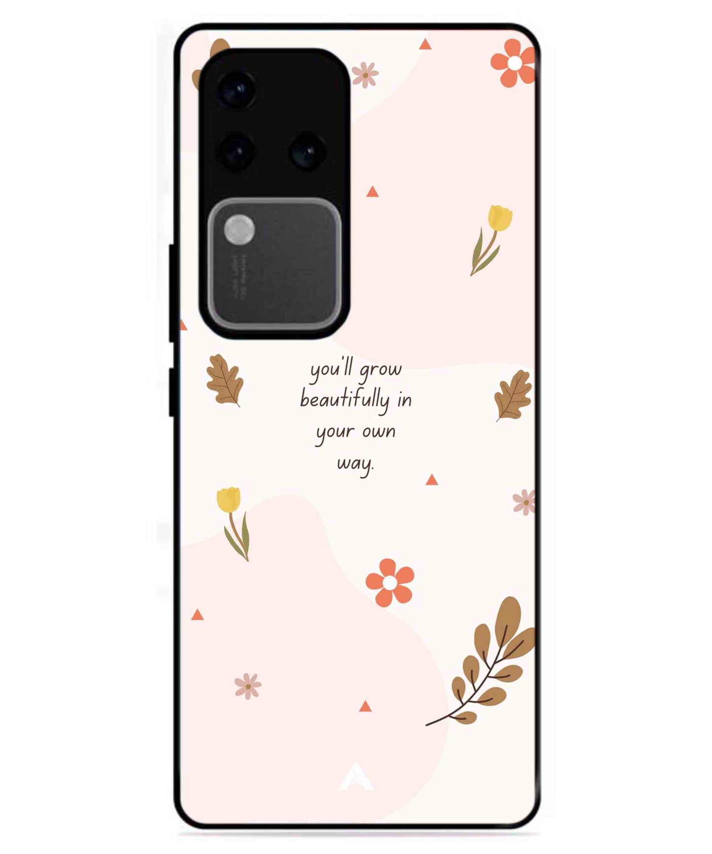 Her Own Way Metal Back Cover Phone Case for Vivo v30 Pro