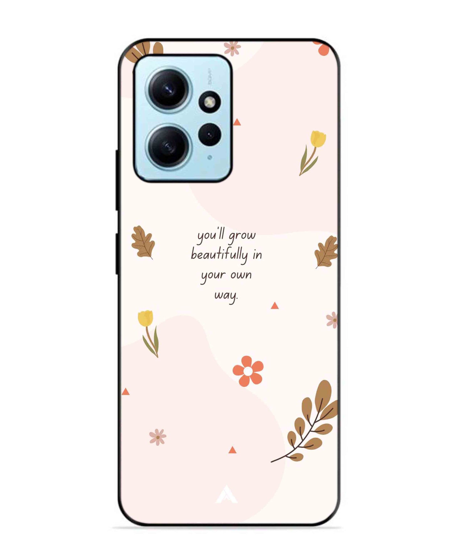 Her Own Way Metal Back Cover Phone Case for Xiaomi Redmi Note 12 4G