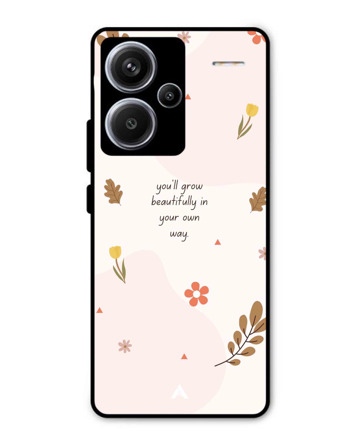 Her Own Way Metal Back Cover Phone Case for Xiaomi Redmi Note 13 Pro Plus
