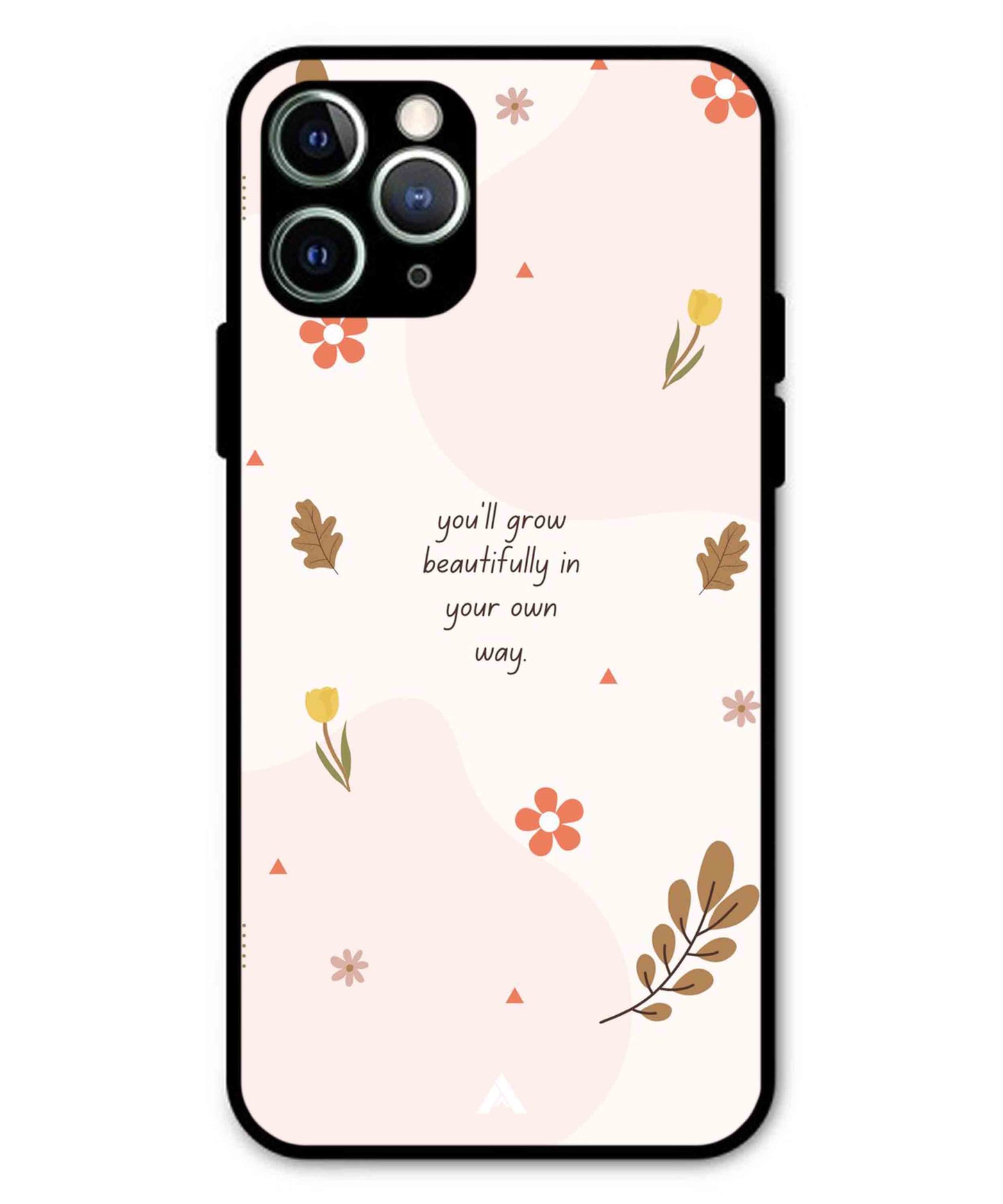 Her Own Way Metal Back Cover Phone Case for iPhone 11 Pro Max