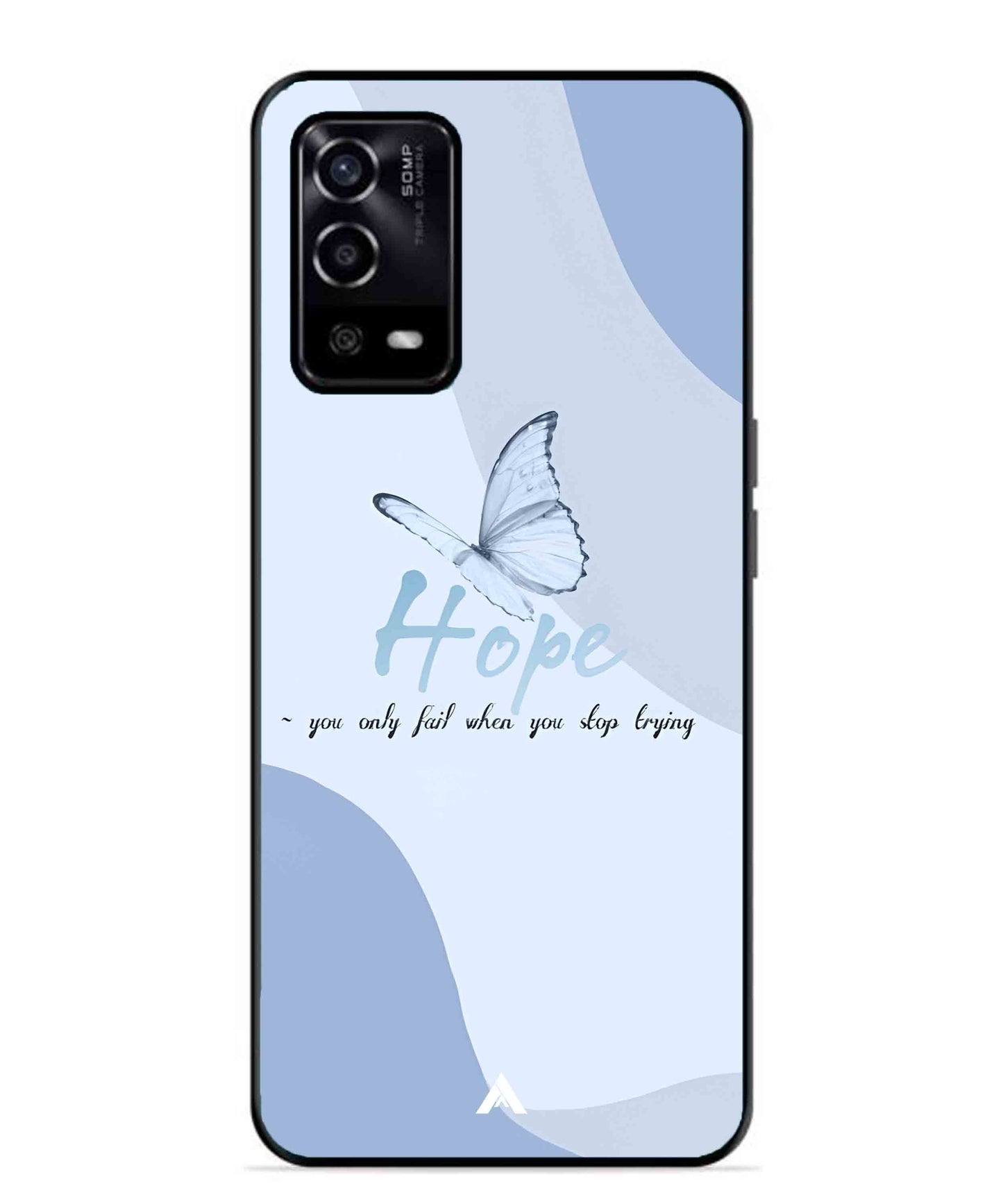 Hope Metal Back Cover Phone Case for Oppo A53s