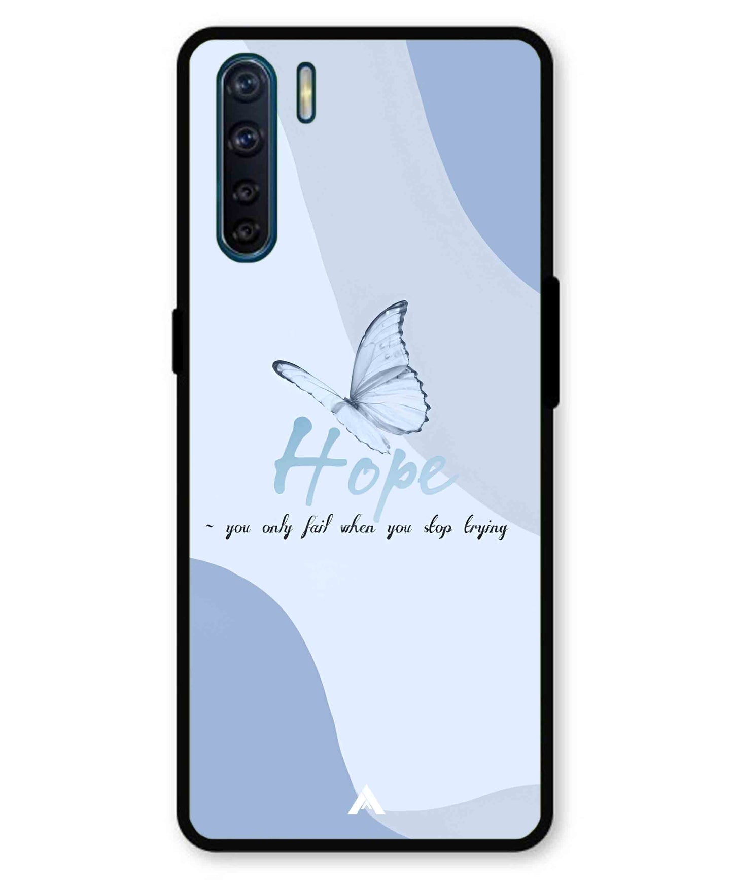 Hope Metal Back Cover Phone Case for Oppo A91
