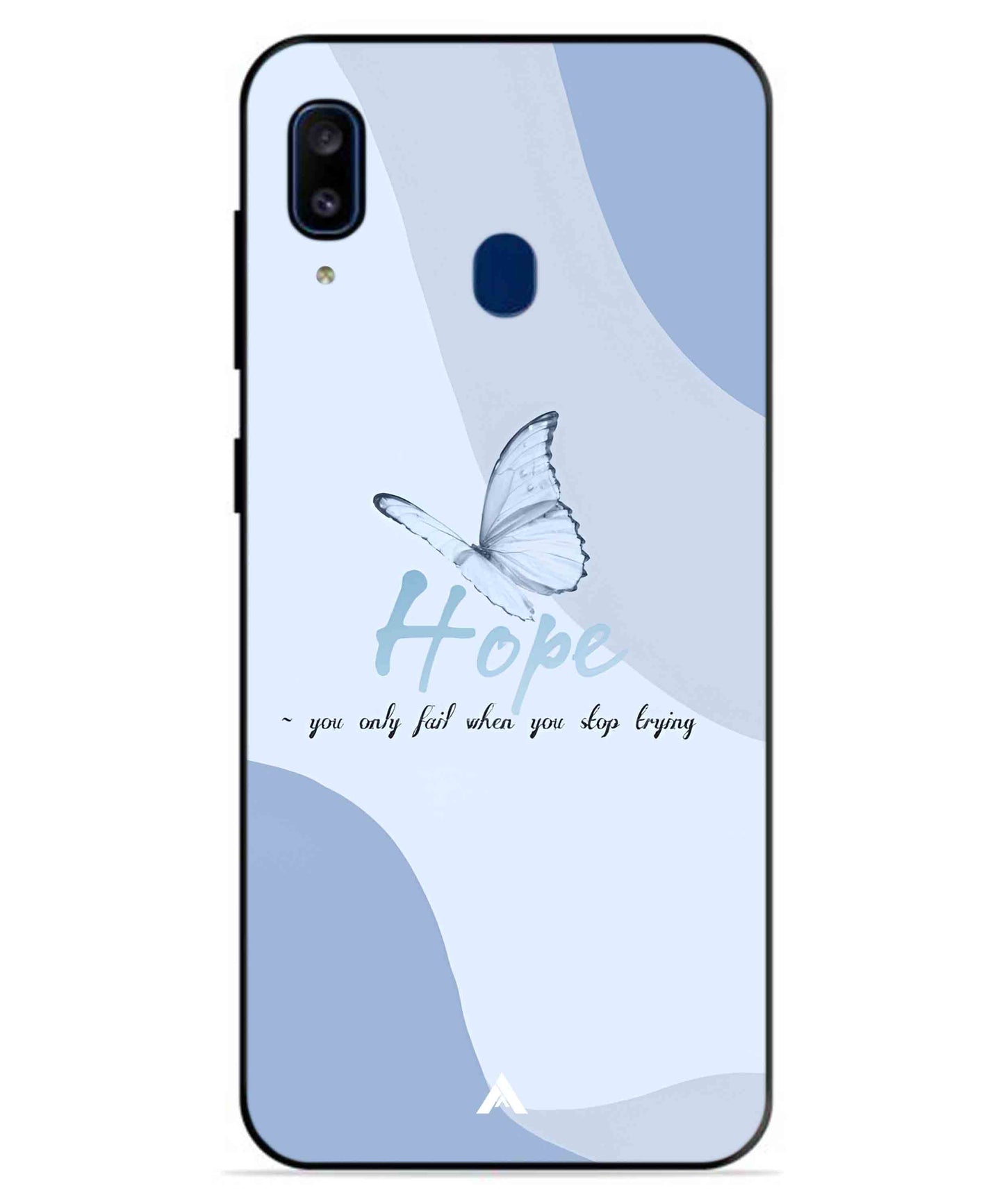 Hope Metal Back Cover Phone Case for Samsung Galaxy A20