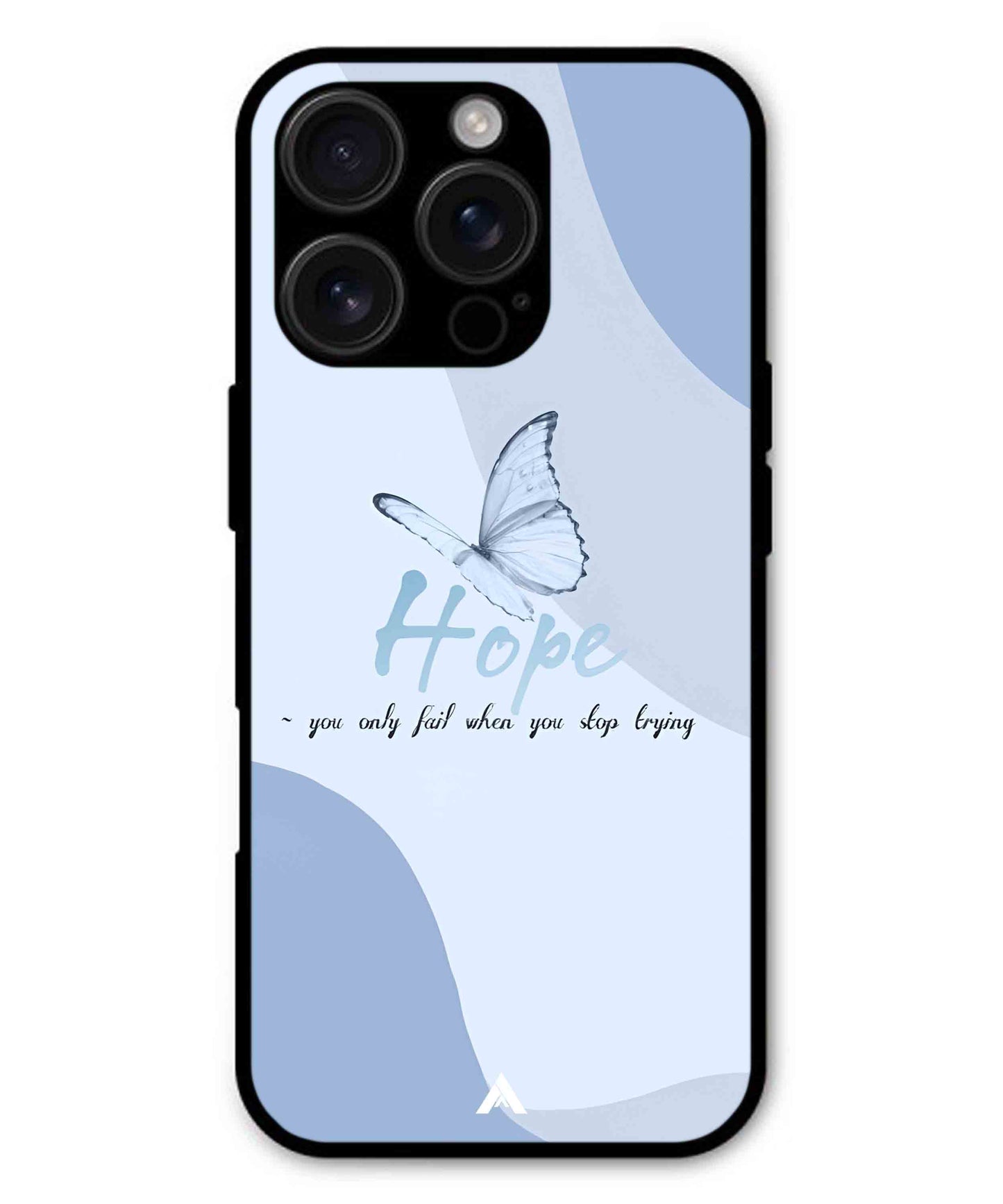 Hope Metal Back Cover Phone Case for iPhone 15 Pro