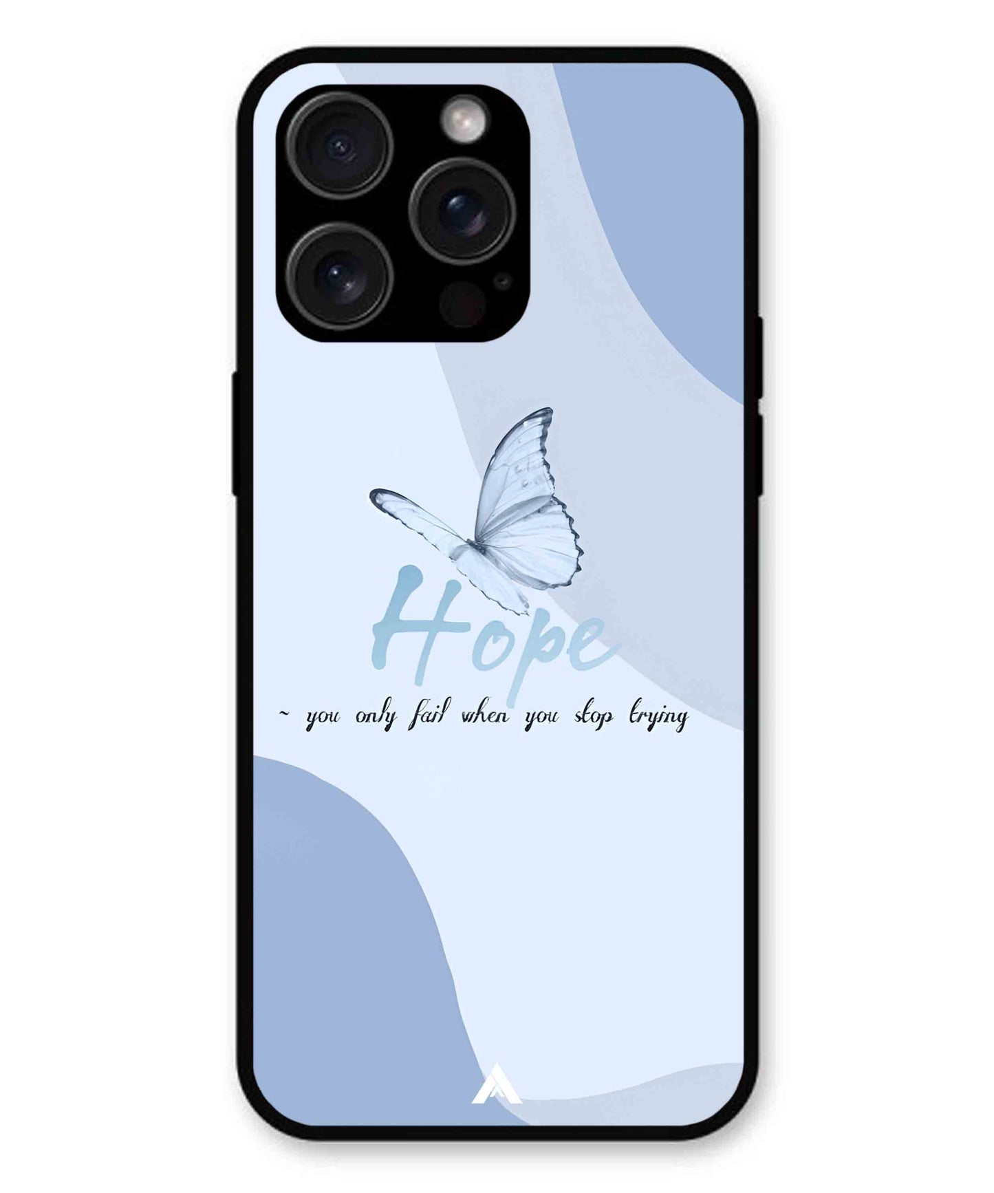 Hope Metal Back Cover Phone Case for iPhone 15 Pro Max