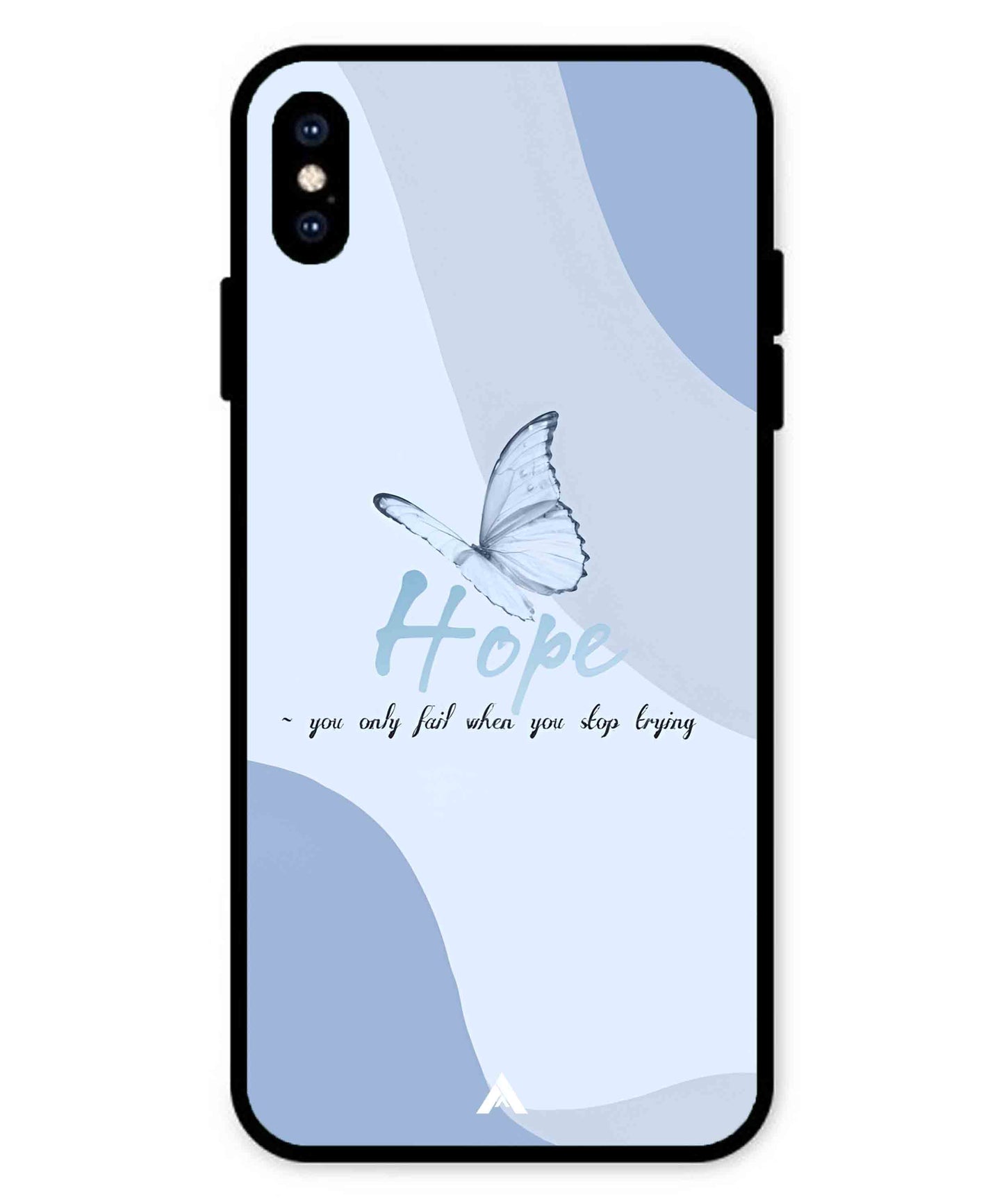 Hope Metal Back Cover Phone Case for iPhone Xs Max