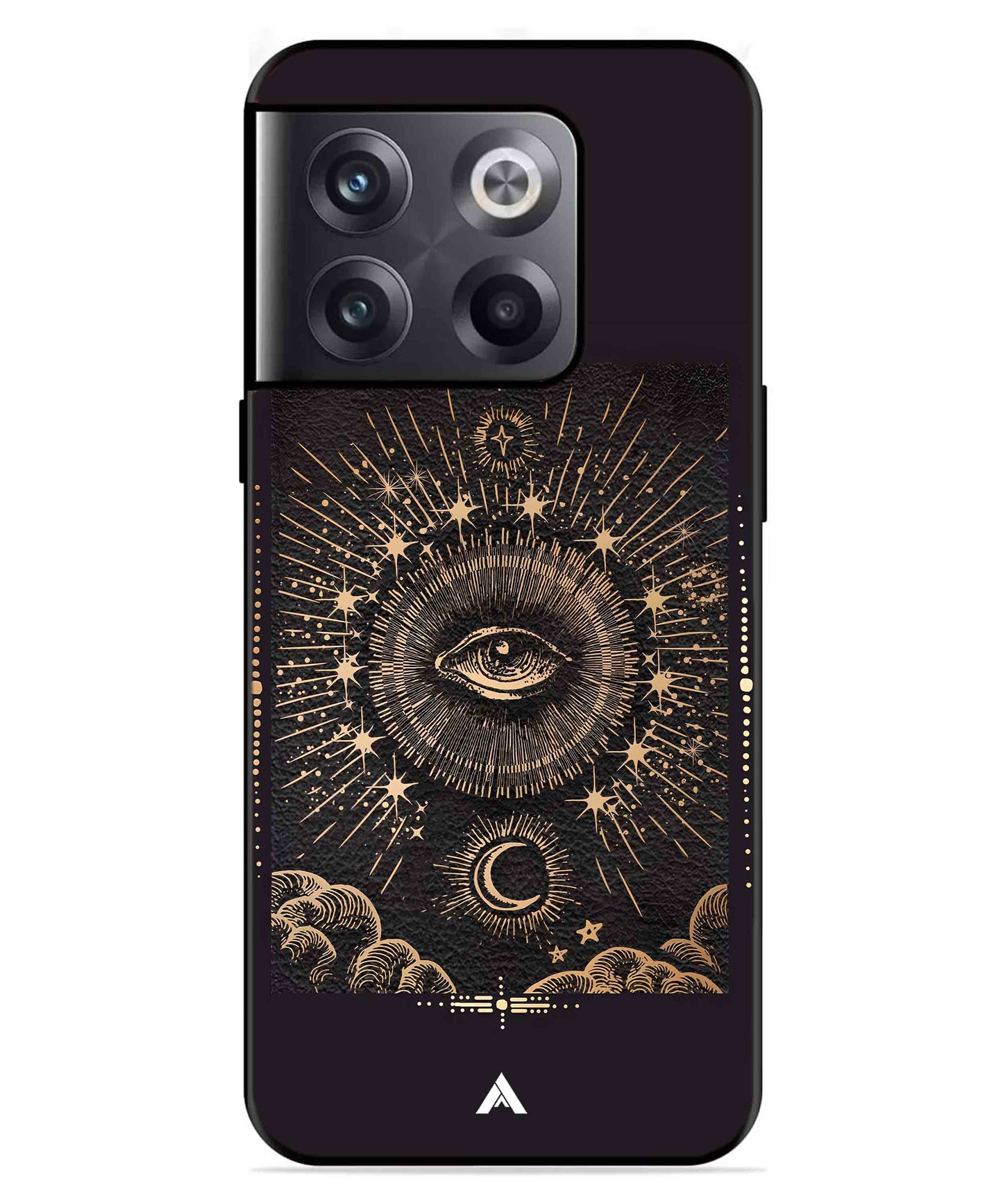 Illuminating Eye Metal Back Cover Phone Case for Oneplus 10T
