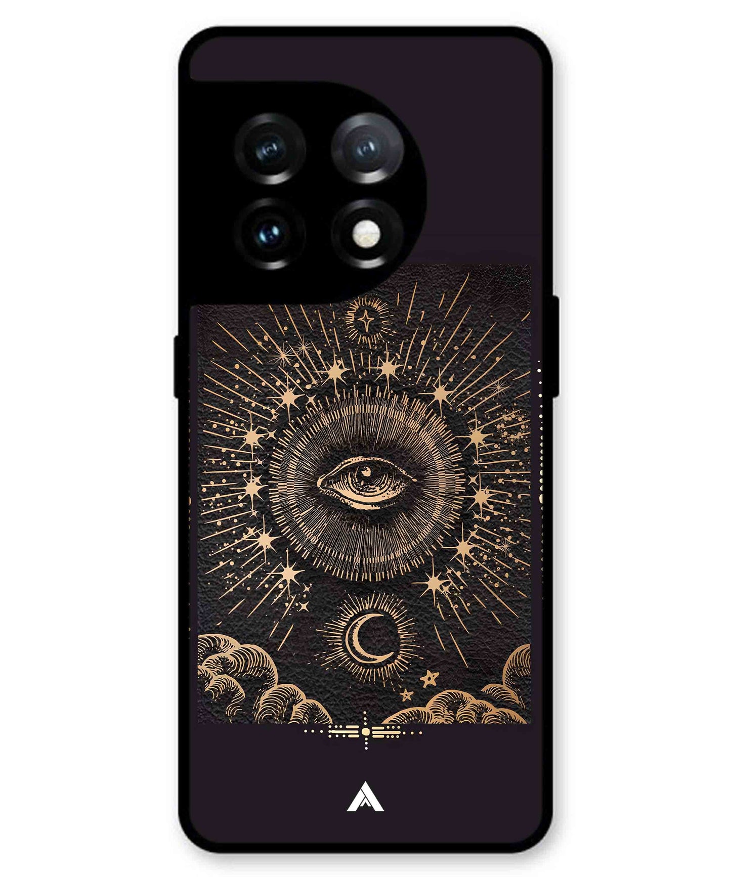 Illuminating Eye Metal Back Cover Phone Case for Oneplus 11