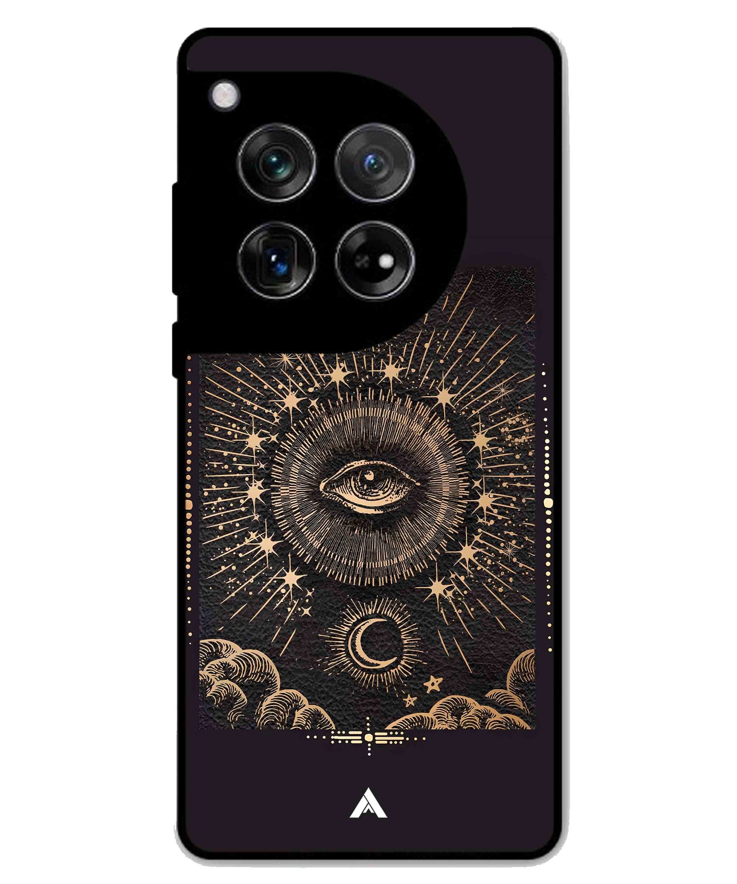 Illuminating Eye Metal Back Cover Phone Case for Oneplus 12