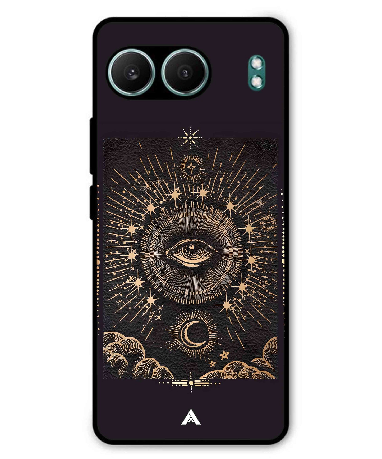 Illuminating Eye Metal Back Cover Phone Case for Oneplus Nord 4