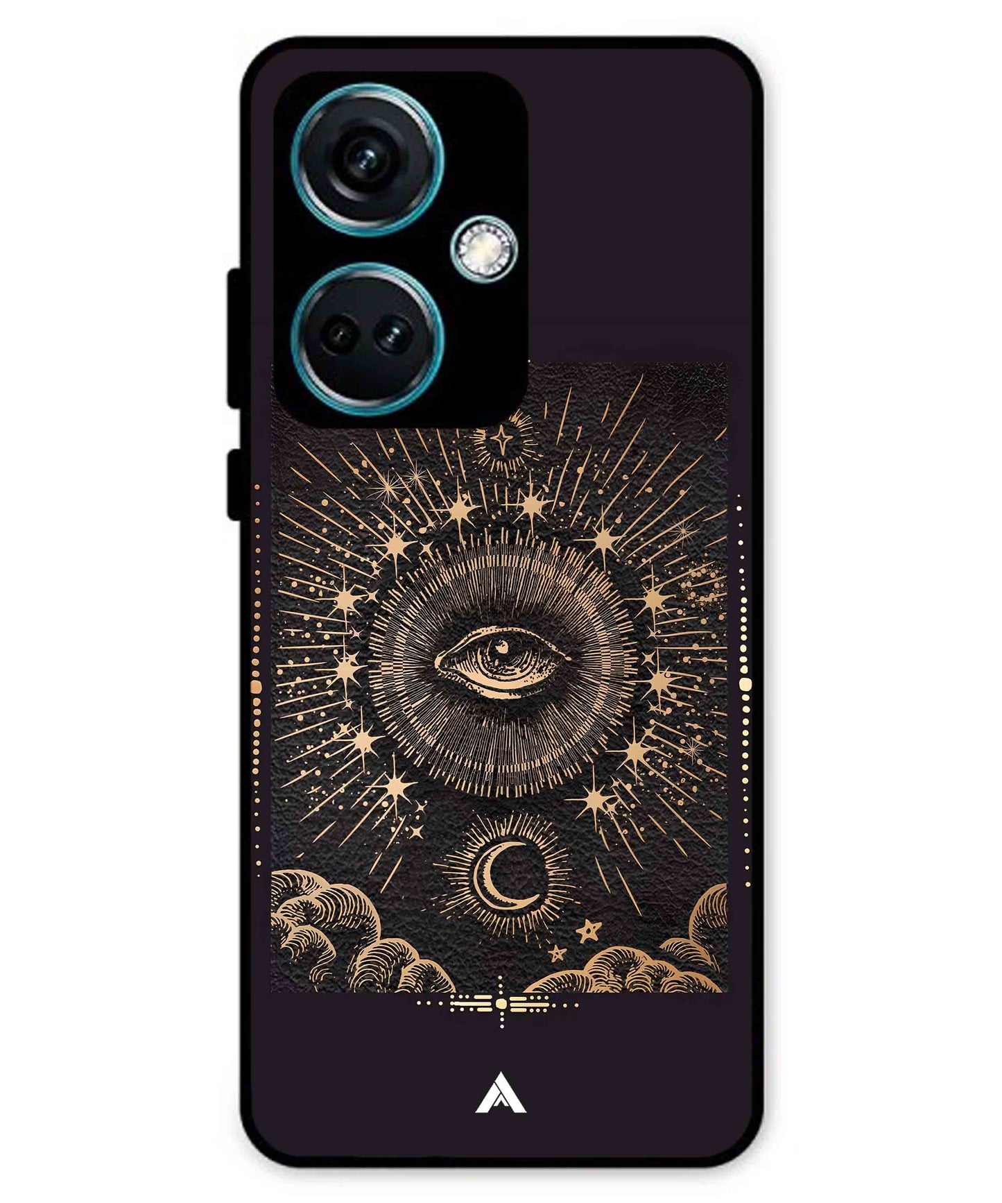 Illuminating Eye Metal Back Cover Phone Case for Oneplus Nord CE 3