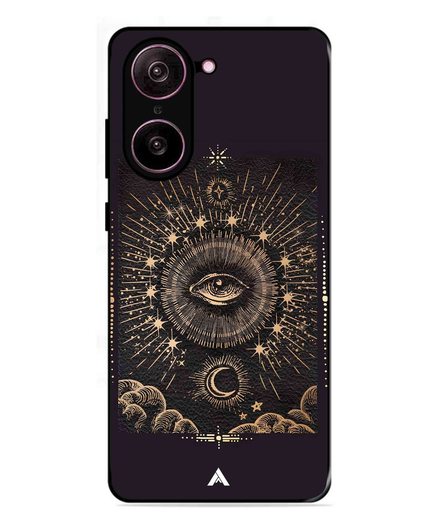 Illuminating Eye Metal Back Cover Phone Case for Oneplus Nord CE 5