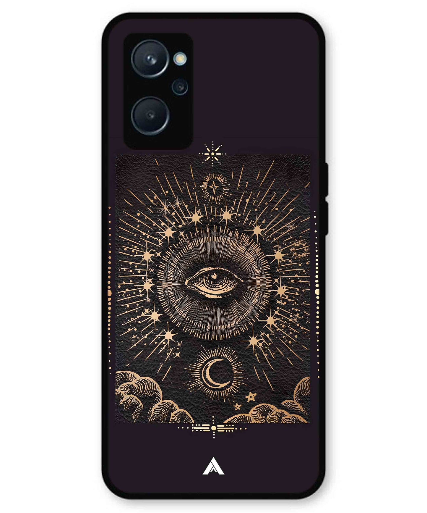 Illuminating Eye Metal Back Cover Phone Case for Realme 10