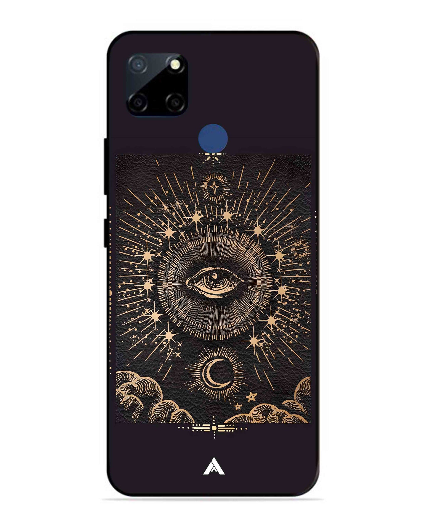 Illuminating Eye Metal Back Cover Phone Case for Realme Narzo 20